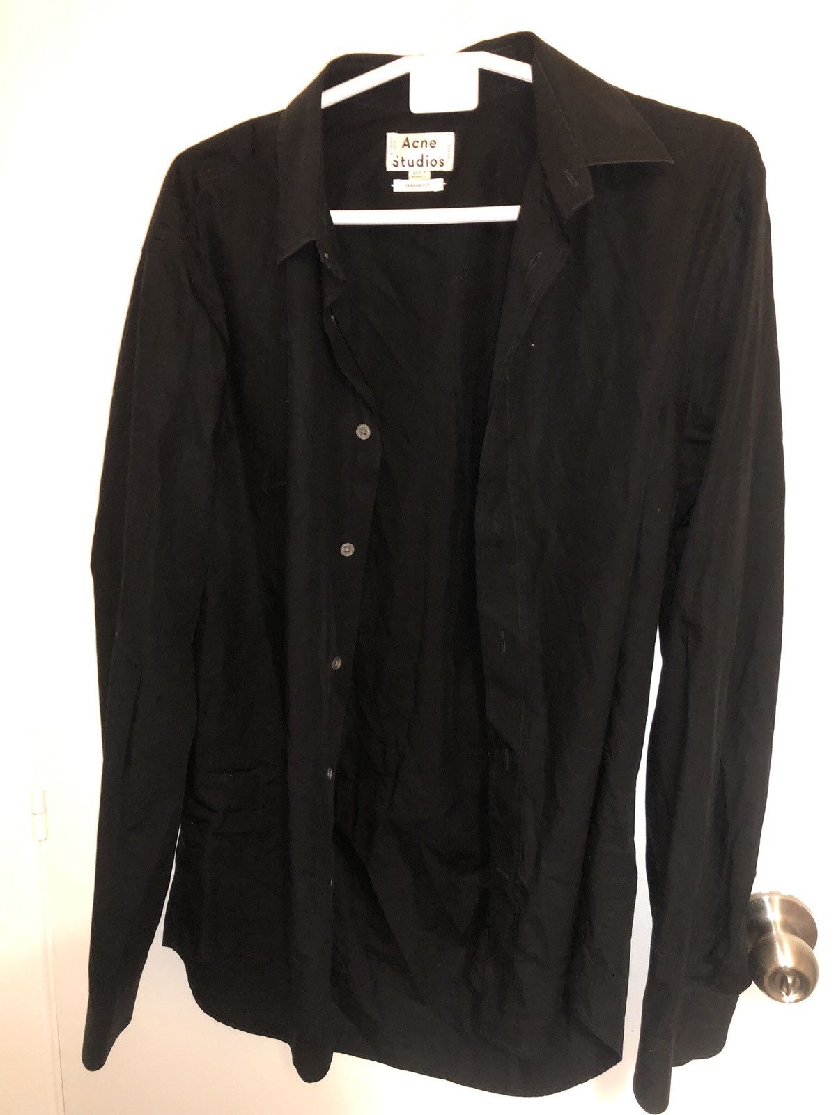 Acne Studios Black Acne Studios Shirt Size US L / EU 52-54 / 3 - 17 Thumbnail