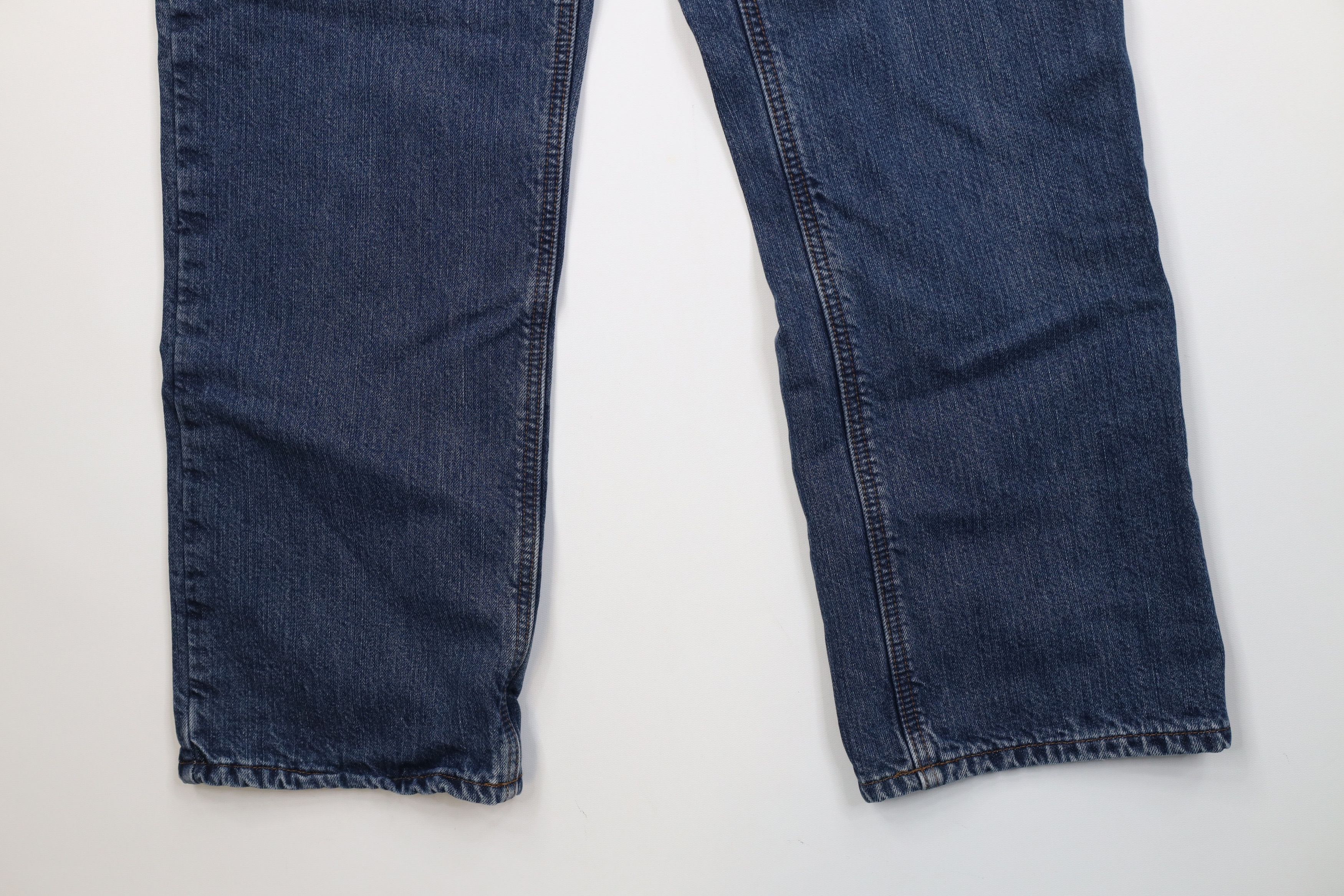 Carhartt Vintage Y2K Carhartt Flannel Lined Wide Leg Denim Jeans Blue Size 32" / US 10 / IT 46 - 5 Thumbnail