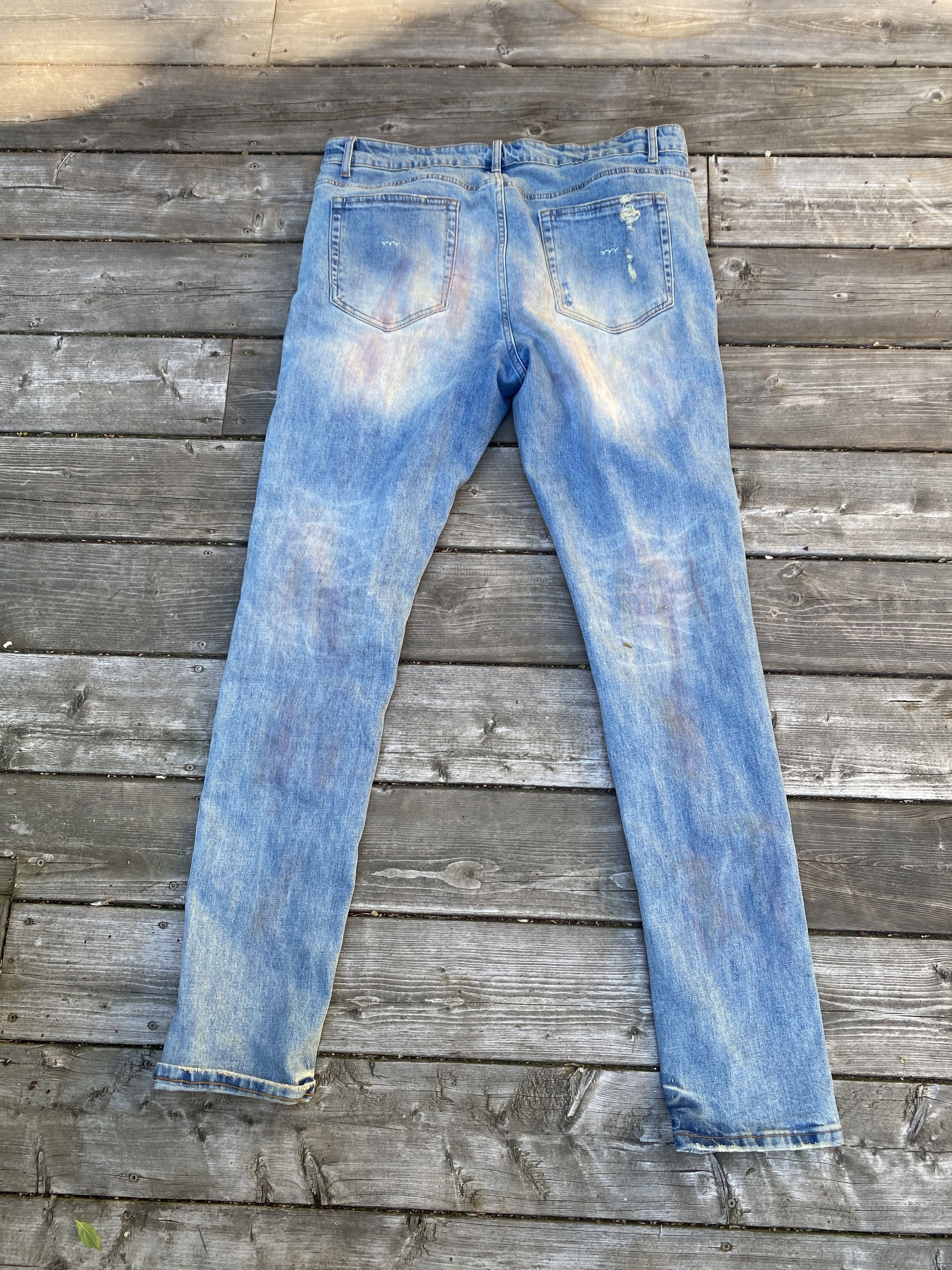 Bluecarats Japanese Denim Designer Jeans Size 34 Blue