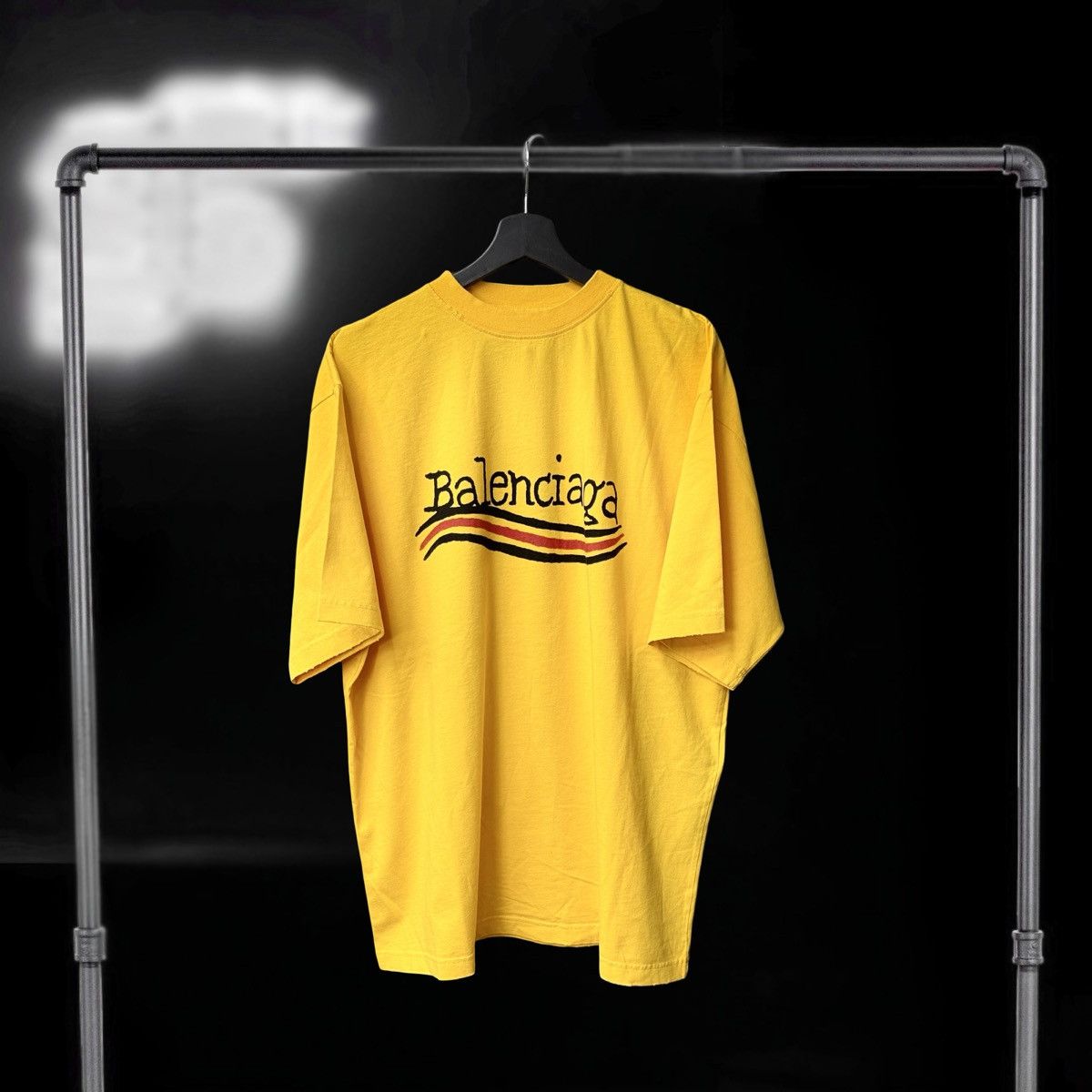 Balenciaga Balenciaga Hand Written Political Campaign Yellow T-Shirt Size US M / EU 48-50 / 2 - 1 Thumbnail