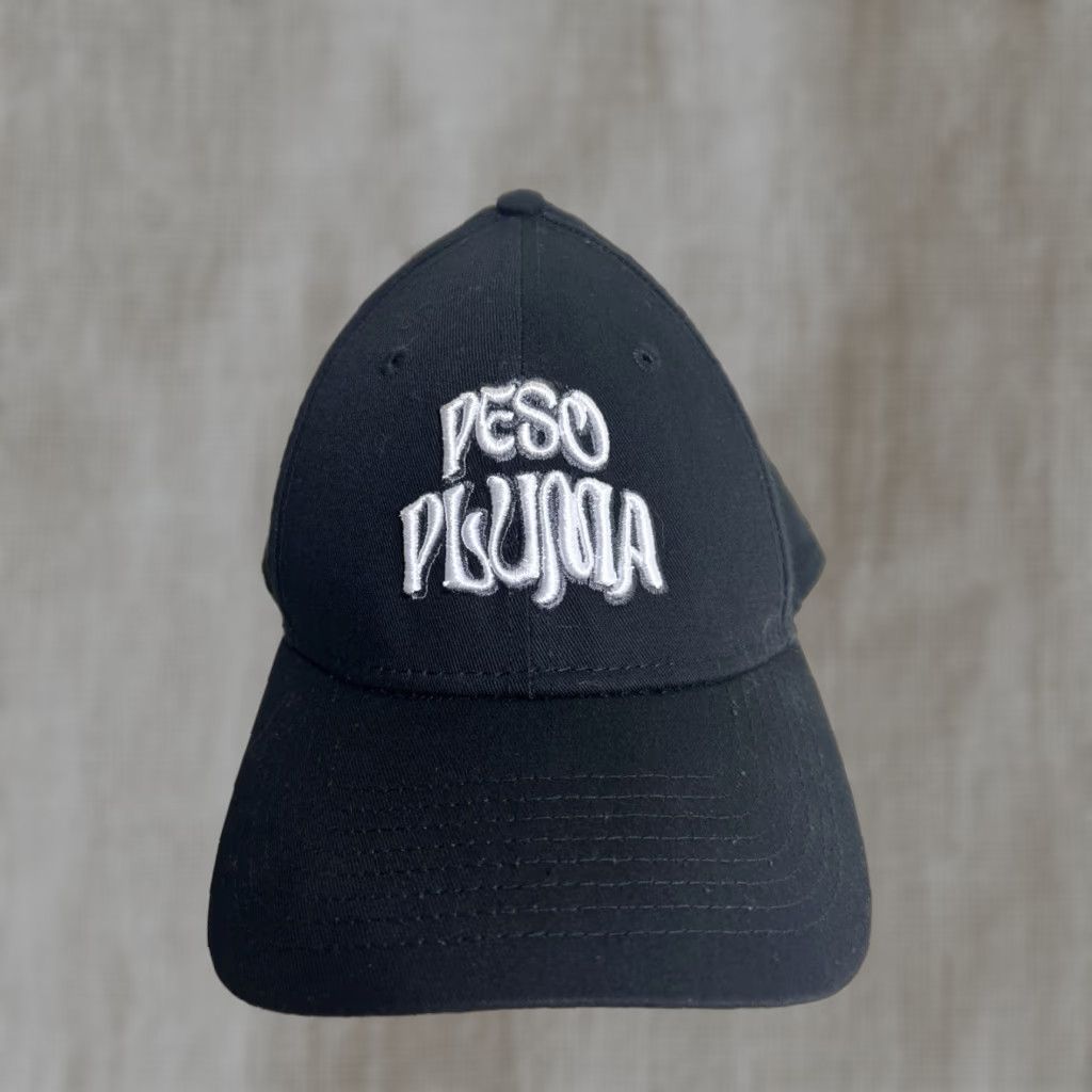 New Era New Era Strapback Hat Peso Pluma Black White Embroidery Adjustable Baseball Cap Men One Size Black Size ONE SIZE - 1 Thumbnail