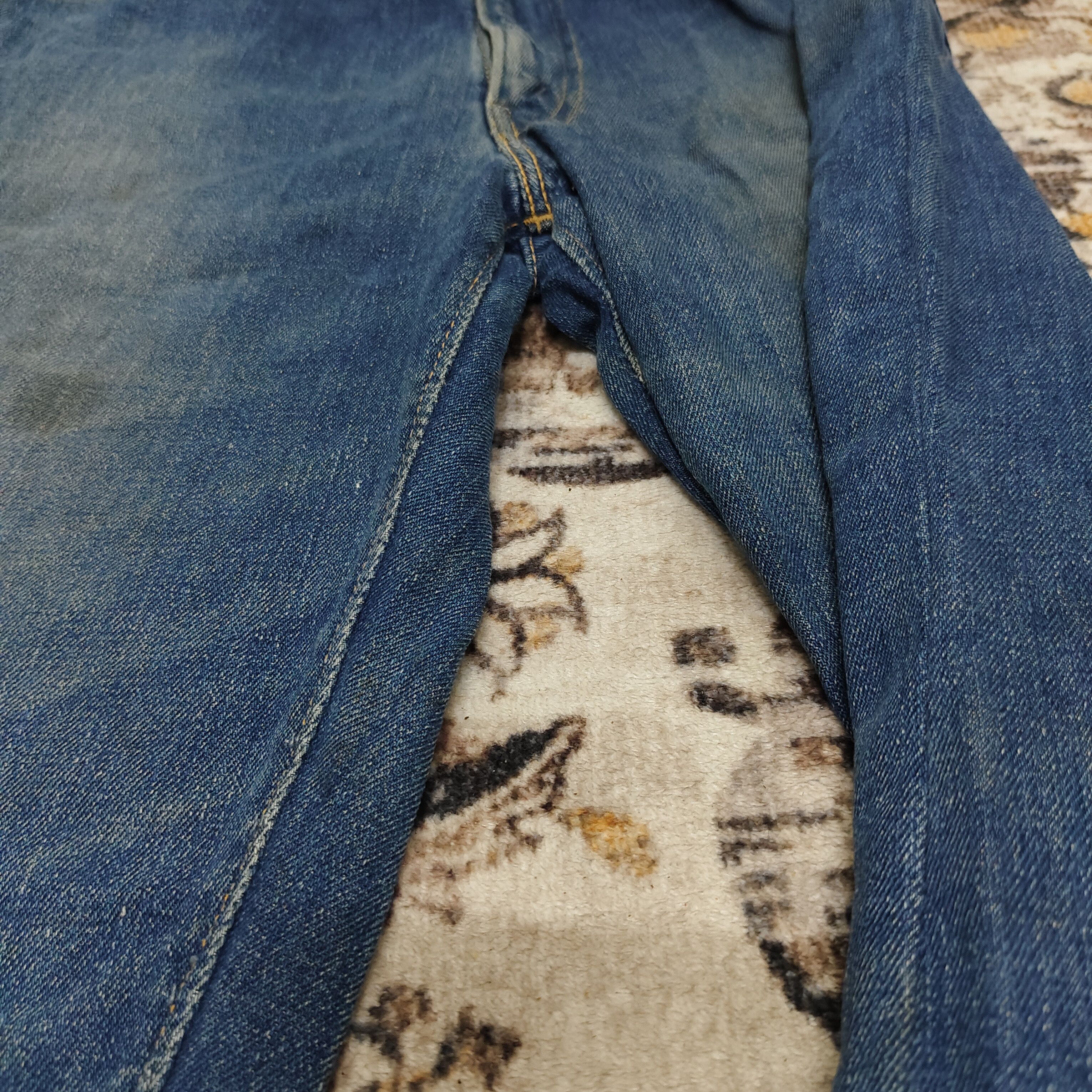 Levi's True Vintage 50s Levi's Big E Hidden Rivets Women Jean Size US 27 - 7 Thumbnail