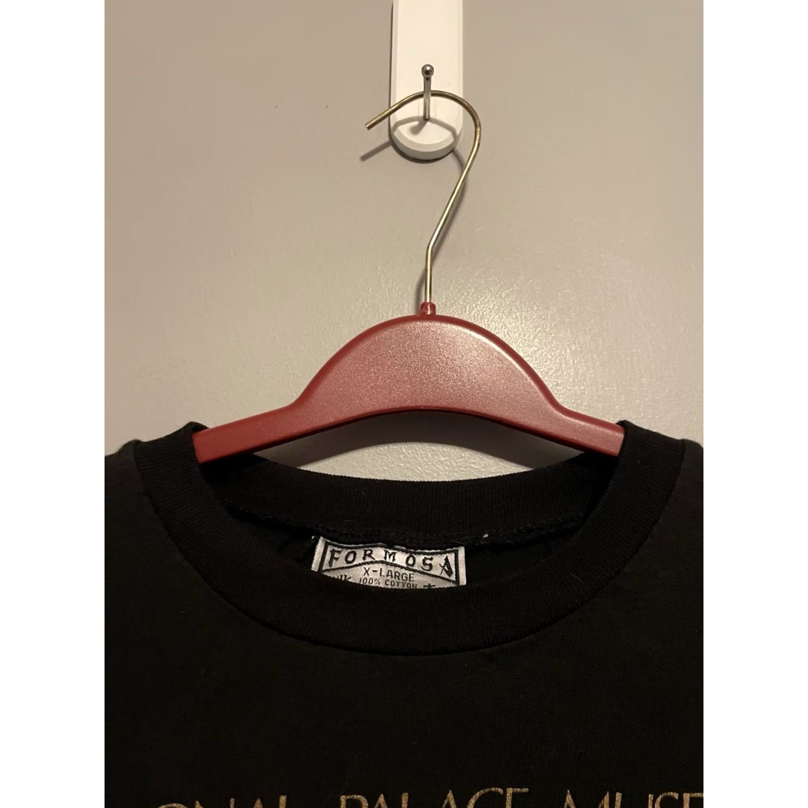 Palace Palace National Palace Museum Taipei Taiwan T-Shirt Black XL Short Sleeve Stitch Mens Regular Size XL Shirt Size US XL / EU 56 / 4 - 2 Thumbnail