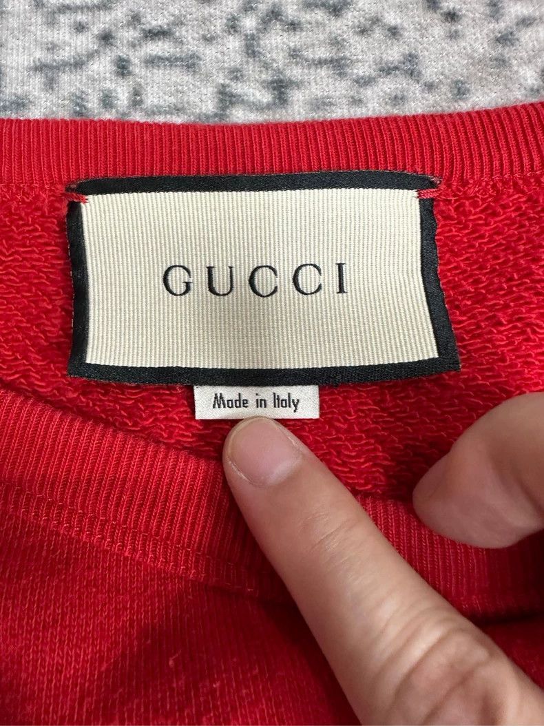 Gucci Gucci Red flower fairy cartoon printed sweatshirt 2504-Next Size XL / US 12-14 / IT 48-50 - 3 Thumbnail