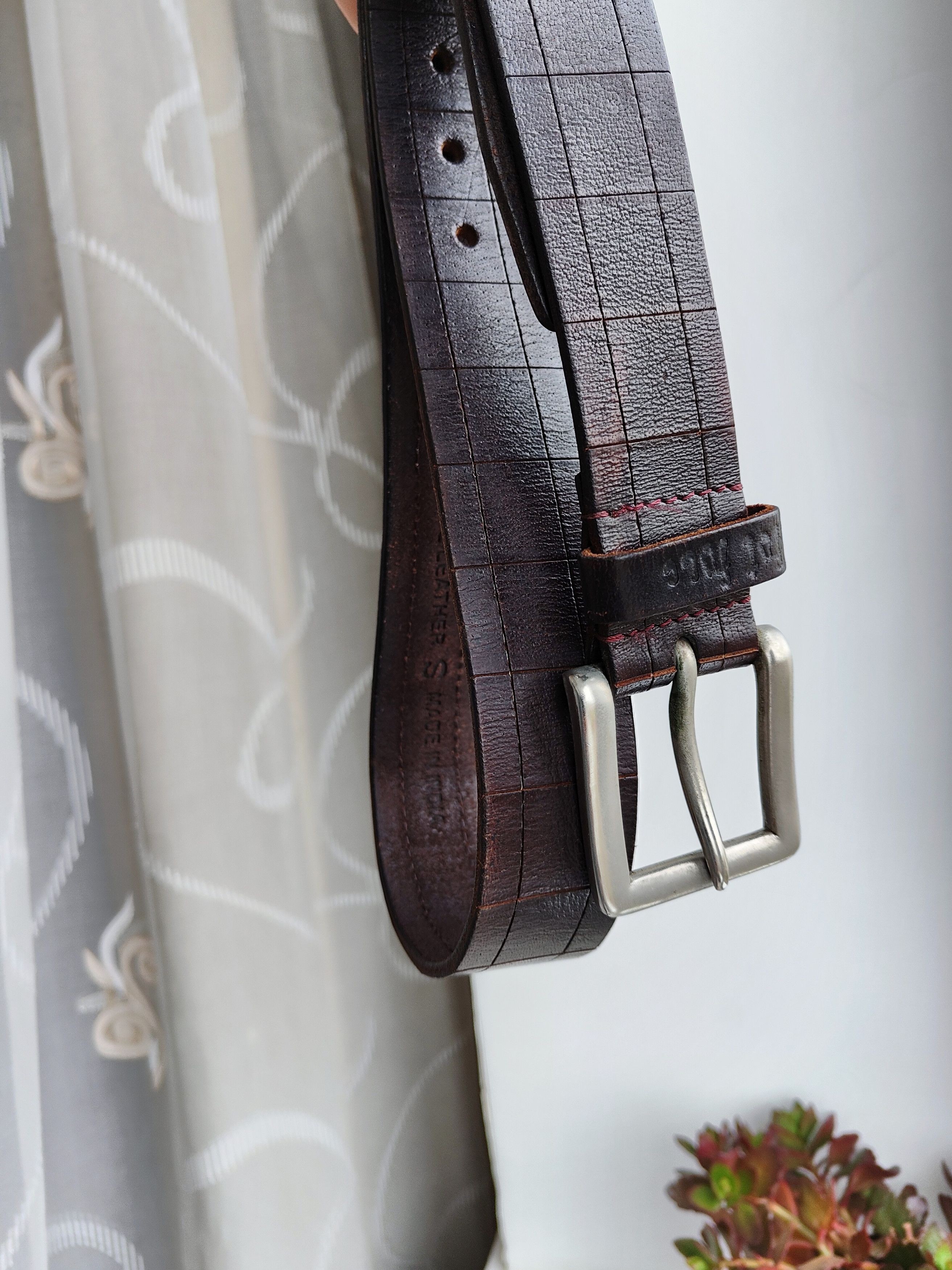 FatFace Vintage Leather Belt Fatface men's belt fat face ff Size ONE SIZE - 3 Thumbnail