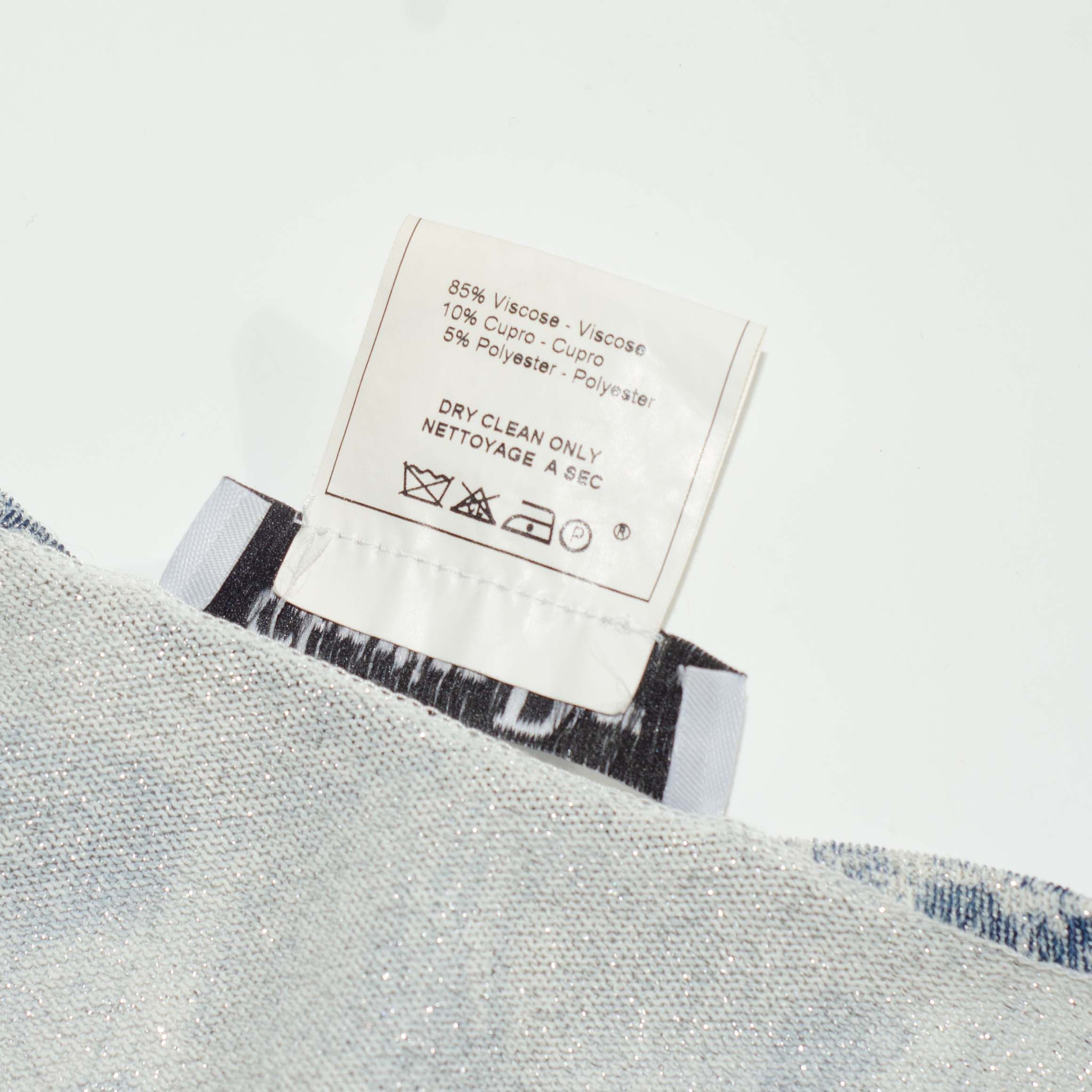 Dior Christian Dior by John Galliano 2001 Blue Short Jacket Size M / US 6-8 / IT 42-44 - 10 Thumbnail
