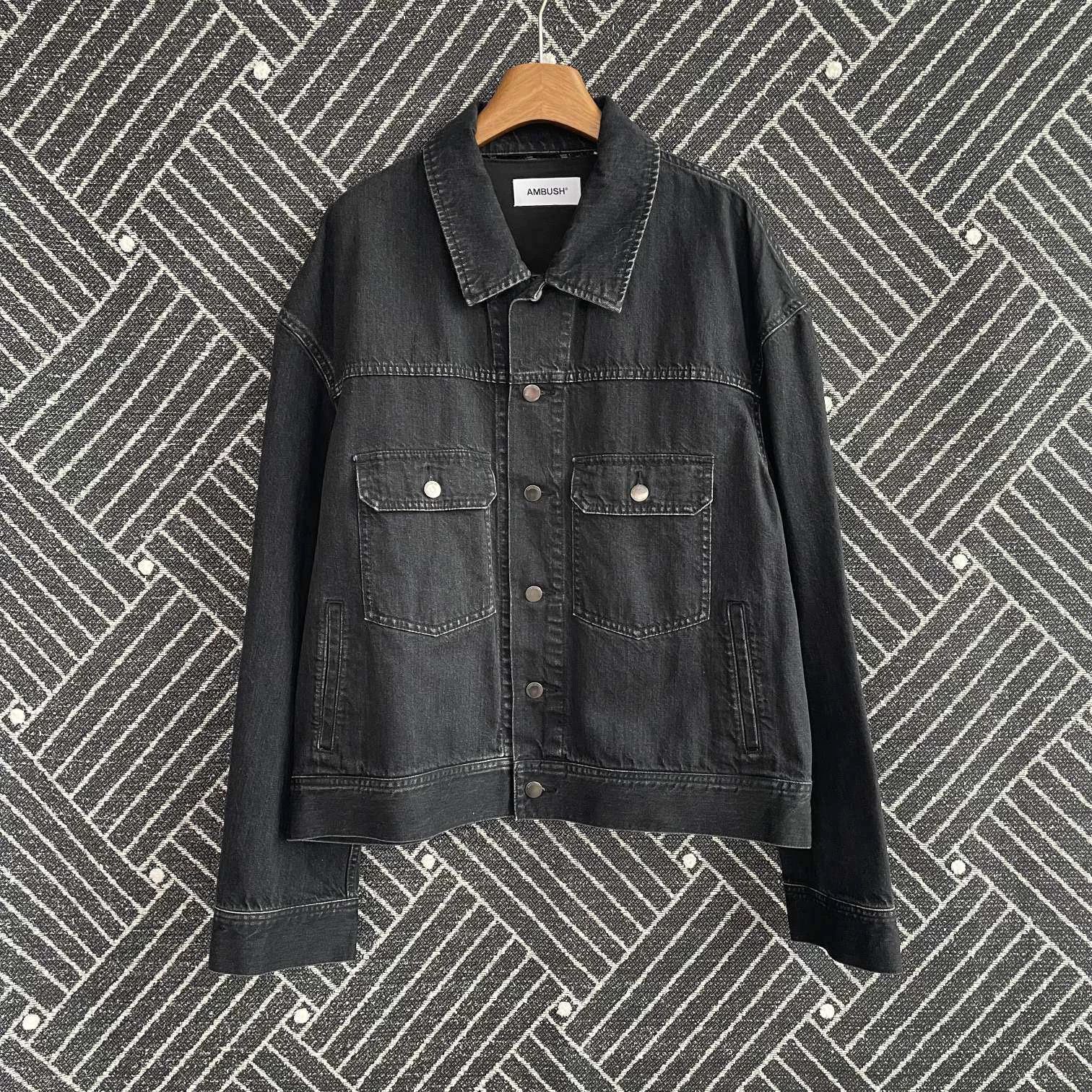 Ambush Design Black Denim Jacket - Size L. Size US L / EU 52-54 / 3 - 1 Thumbnail