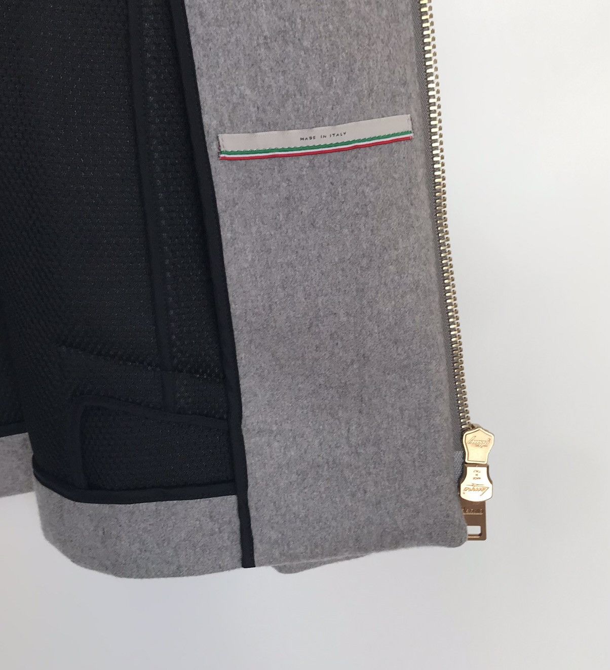 Herno Herno Women's Cashmere Zip Jacket Coat 42 Gray GA0074D Size M / US 6-8 / IT 42-44 - 8 Thumbnail