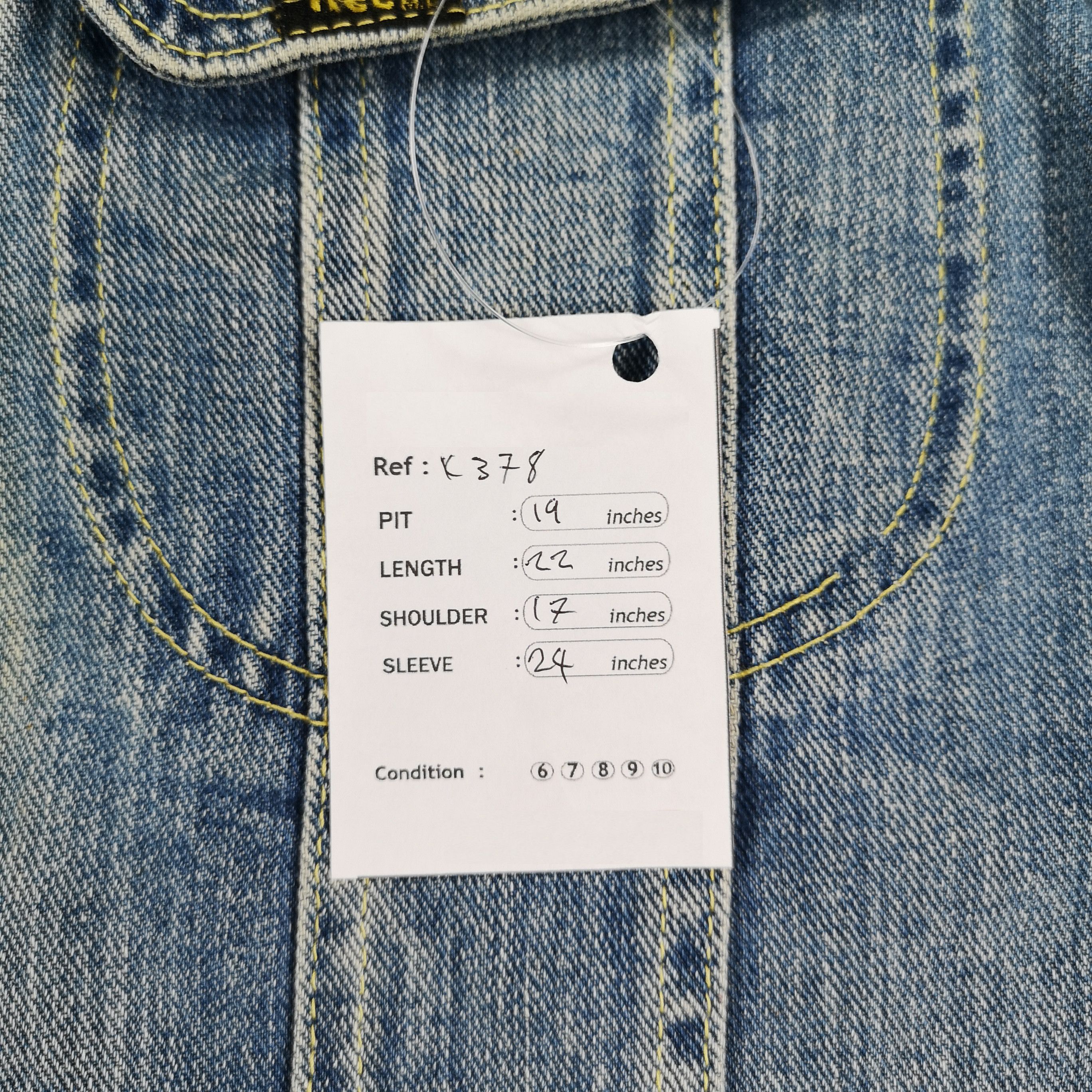 Lee Vintage Lee Denim Trucker Jacket Stone Washed Made In USA Size US S / EU 44-46 / 1 - 7 Thumbnail