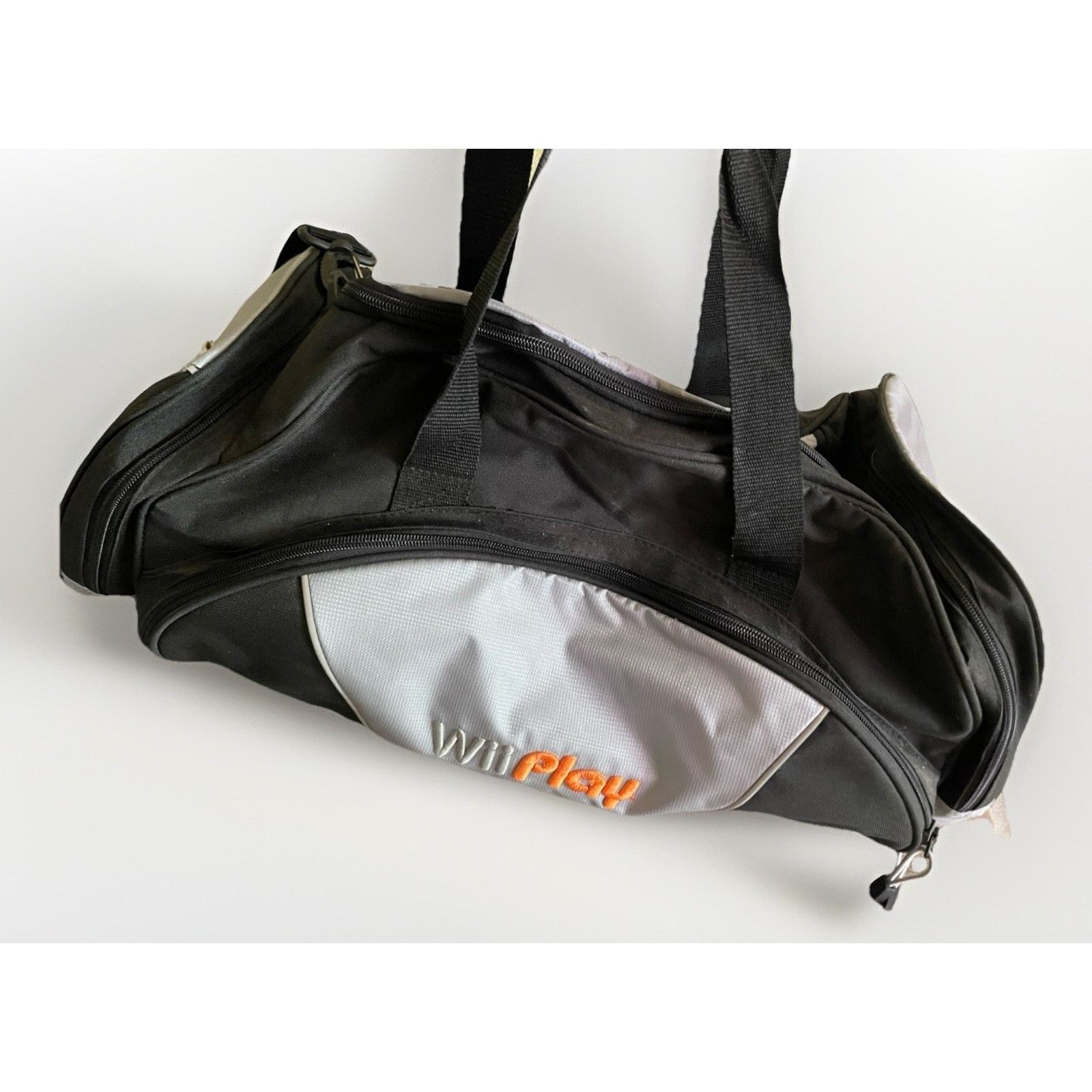Vintage Nintendo Wii Play Full Size Promo Duffel Bag in Black, Men's