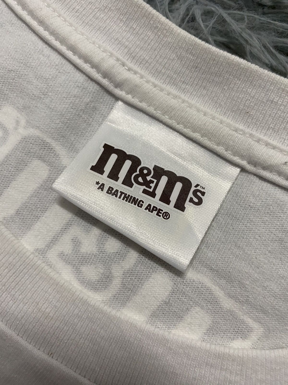 Bape Bape X M&M College Tee Size US XL / EU 56 / 4 - 5 Thumbnail