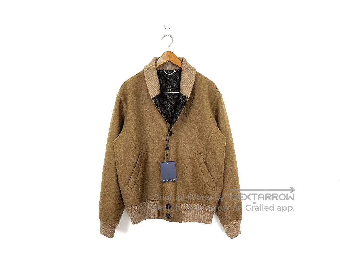 Louis Vuitton louis vuitton brown monogram cashmere jacket. Size US L / EU 52-54 / 3 - 1 Thumbnail