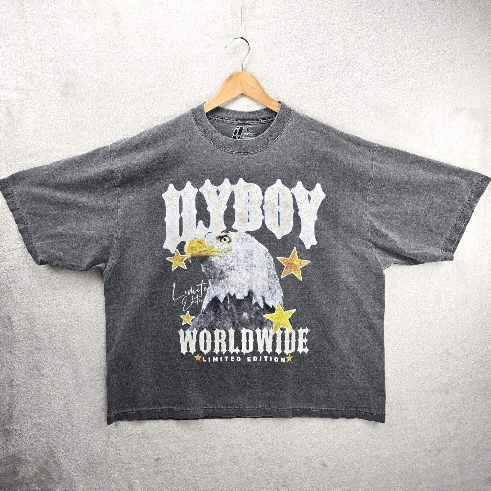 Other ILBOY Worldwide Oversized Tee Shirt Mens Large Gray Eagle Size US L / EU 52-54 / 3 - 1 Thumbnail