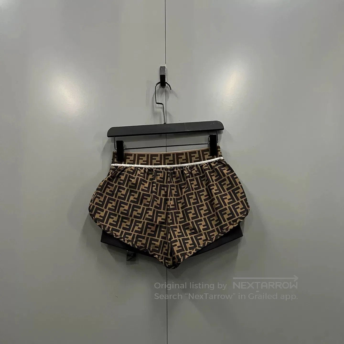 Fendi FENDI Monogram FF Shorts. Size 39" - 3 Thumbnail