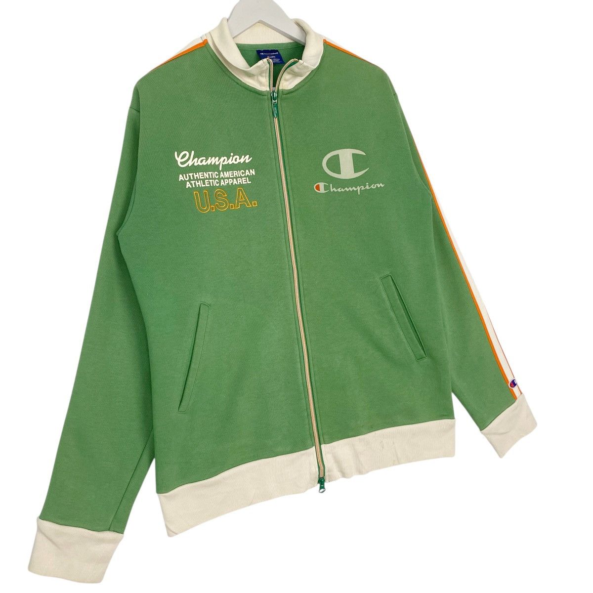 Vintage Vintage Champion Full Zip Sweater Pullover Jumper Size L Size US L / EU 52-54 / 3 - 3 Thumbnail