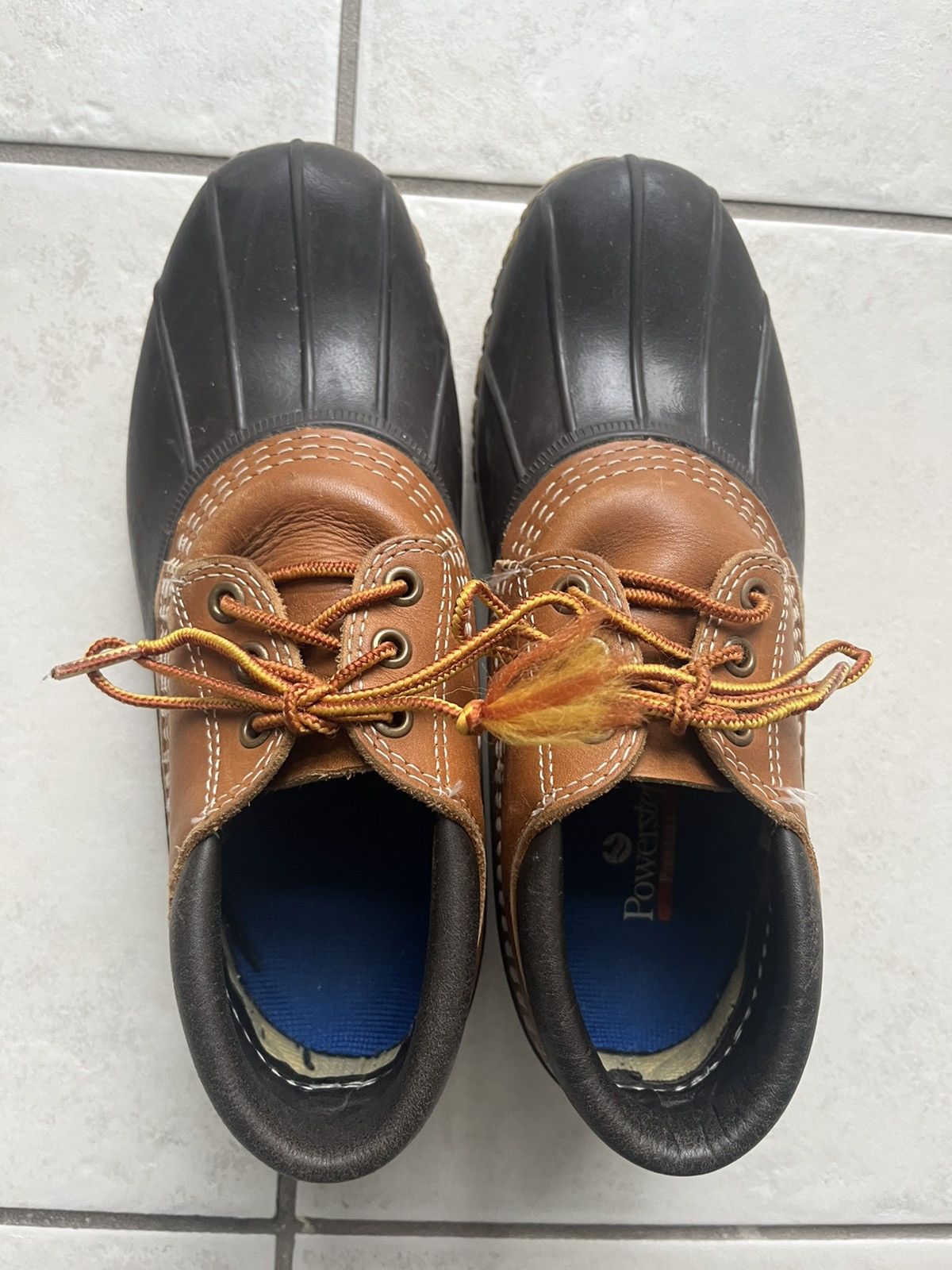 L.L. Bean 90s LL Bean Women’s Leather Gumshoes Low Ankle Duck Boots Size S / US 4 / IT 40 - 5 Thumbnail