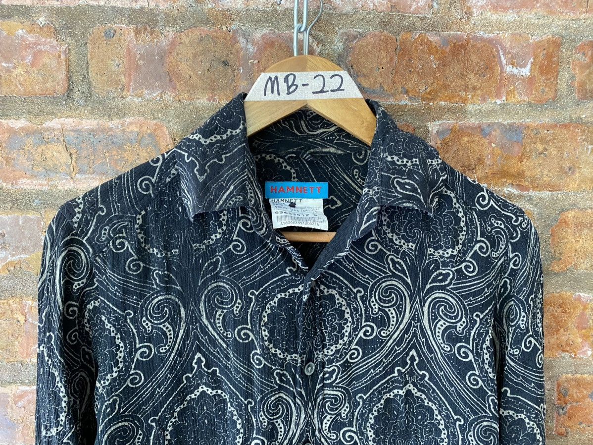 Katharine Hamnett London 2000s 100% rayon Tribal Paisley Size US M / EU 48-50 / 2 - 3 Thumbnail