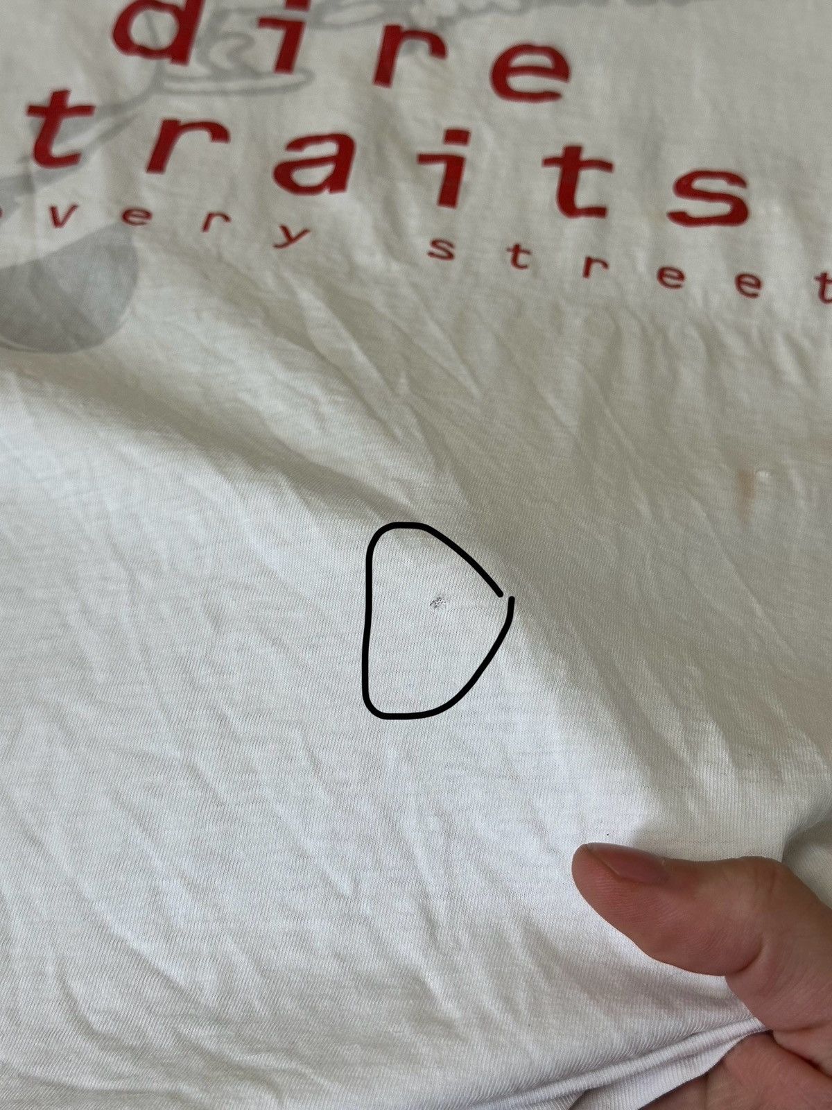 Vintage 🔥 1991 Dire Straits On Every Street Rock Band T Shirt Album Size US L / EU 52-54 / 3 - 11 Thumbnail