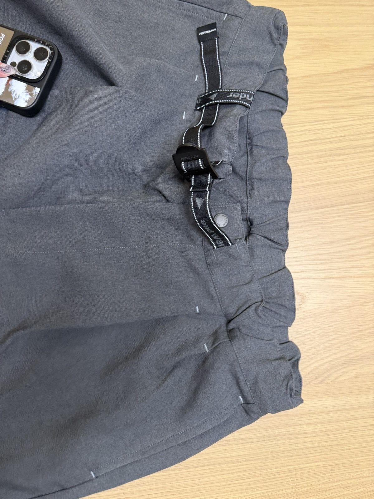 And Wander and wander Grey Climbing Belt Easy Pants Technical Trousers Size US 34 / EU 50 - 3 Thumbnail