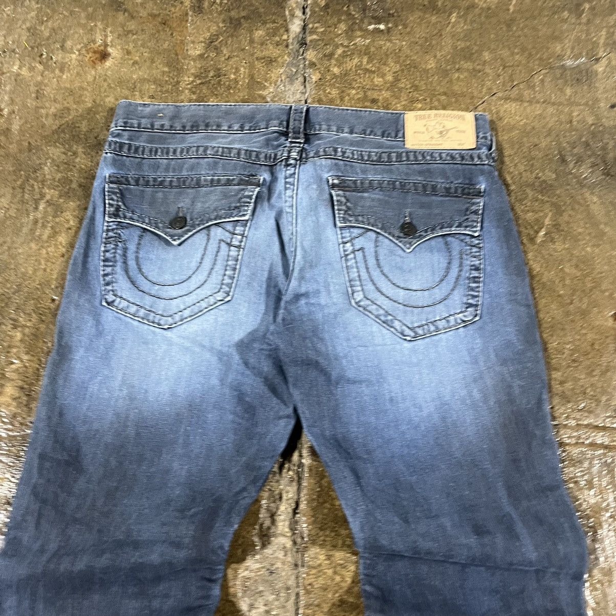 True Religion × Vintage Crazy Vintage Y2K True Religion Baggy Hip-Hop Wide Leg Jeans Size US 40 / EU 56 - 4 Thumbnail