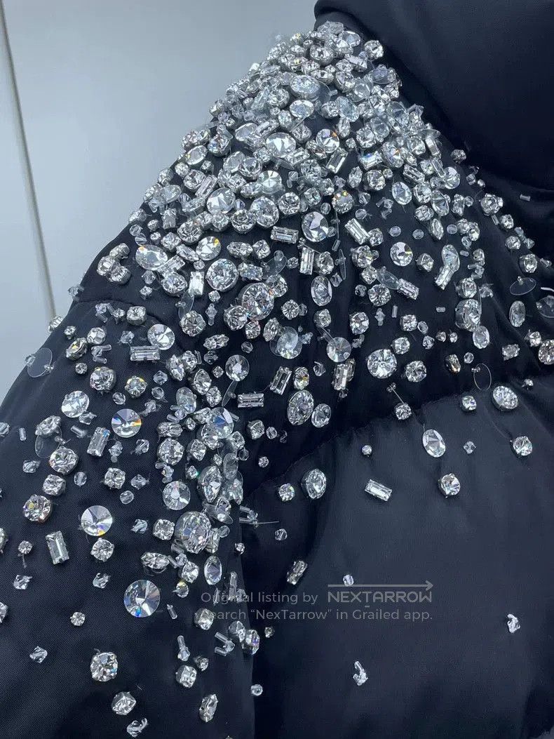 Miu Miu Miu Miu Crystal Shoulder Down Jacket. Size US S / EU 44-46 / 1 - 4 Thumbnail