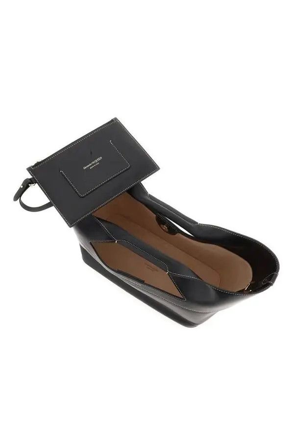Alexander McQueen o1w1db10925 Size: OS/The Bow Small in Black Size ONE SIZE - 3 Thumbnail