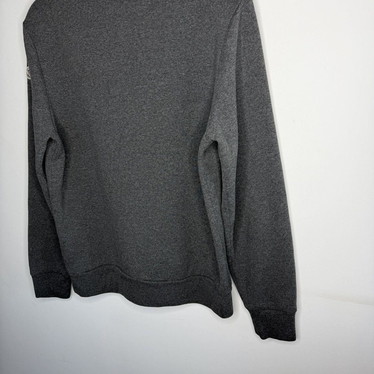 Moncler Moncler Sweatshirt Crewneck Grey Logo Size US M / EU 48-50 / 2 - 9 Thumbnail