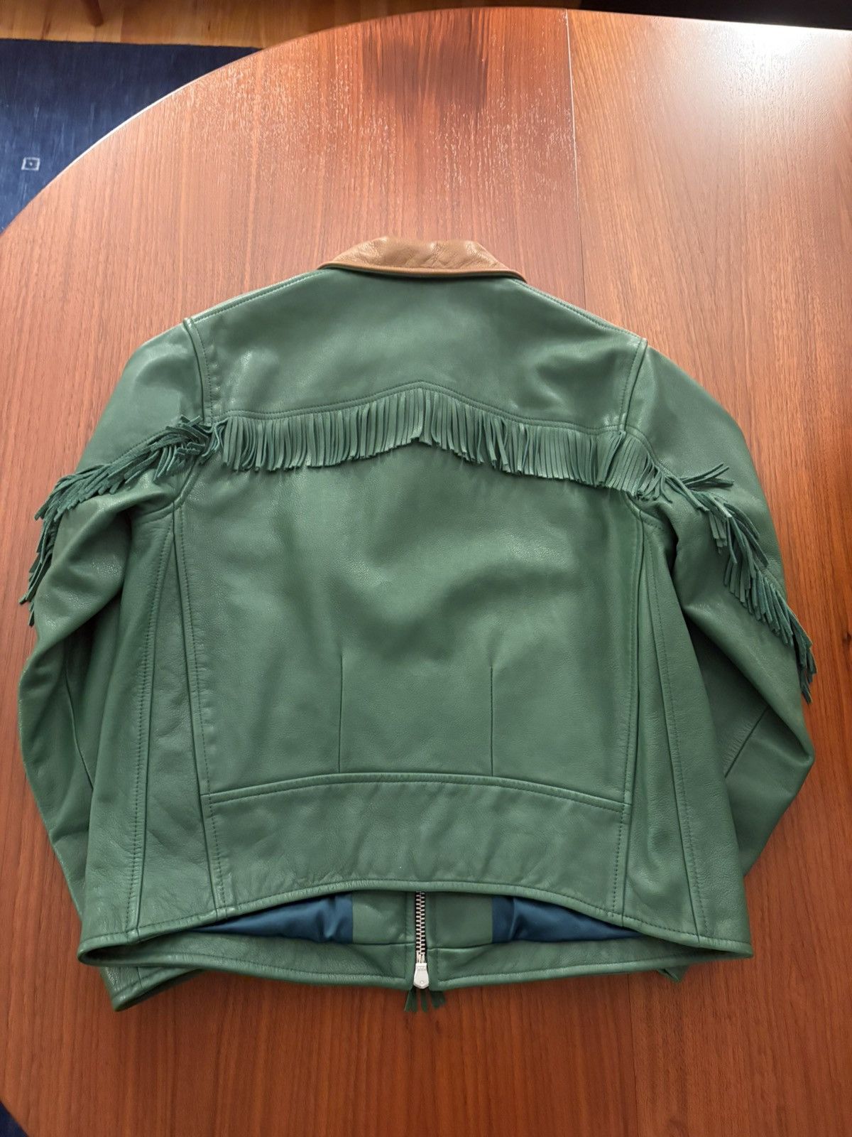 WYTHE WYTHE WESTERN FRINGE JACKET GREEN S Size US S / EU 44-46 / 1 - 6 Thumbnail