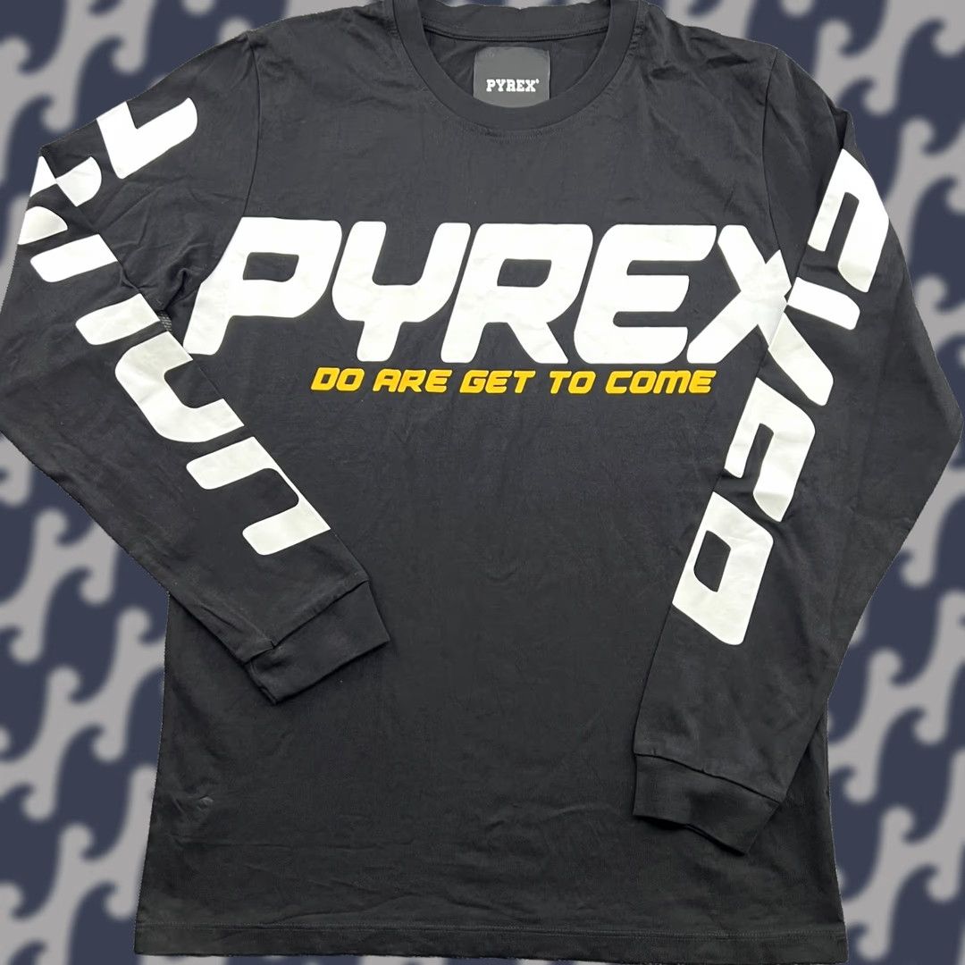 Pyrex Vision Pyrex Vision Long Sleeved Shirt Mens M Black Cotton Moisture Wicking Virgil Abloh You''ll Ever Vintage Sh Size US M / EU 48-50 / 2 - 1 Thumbnail