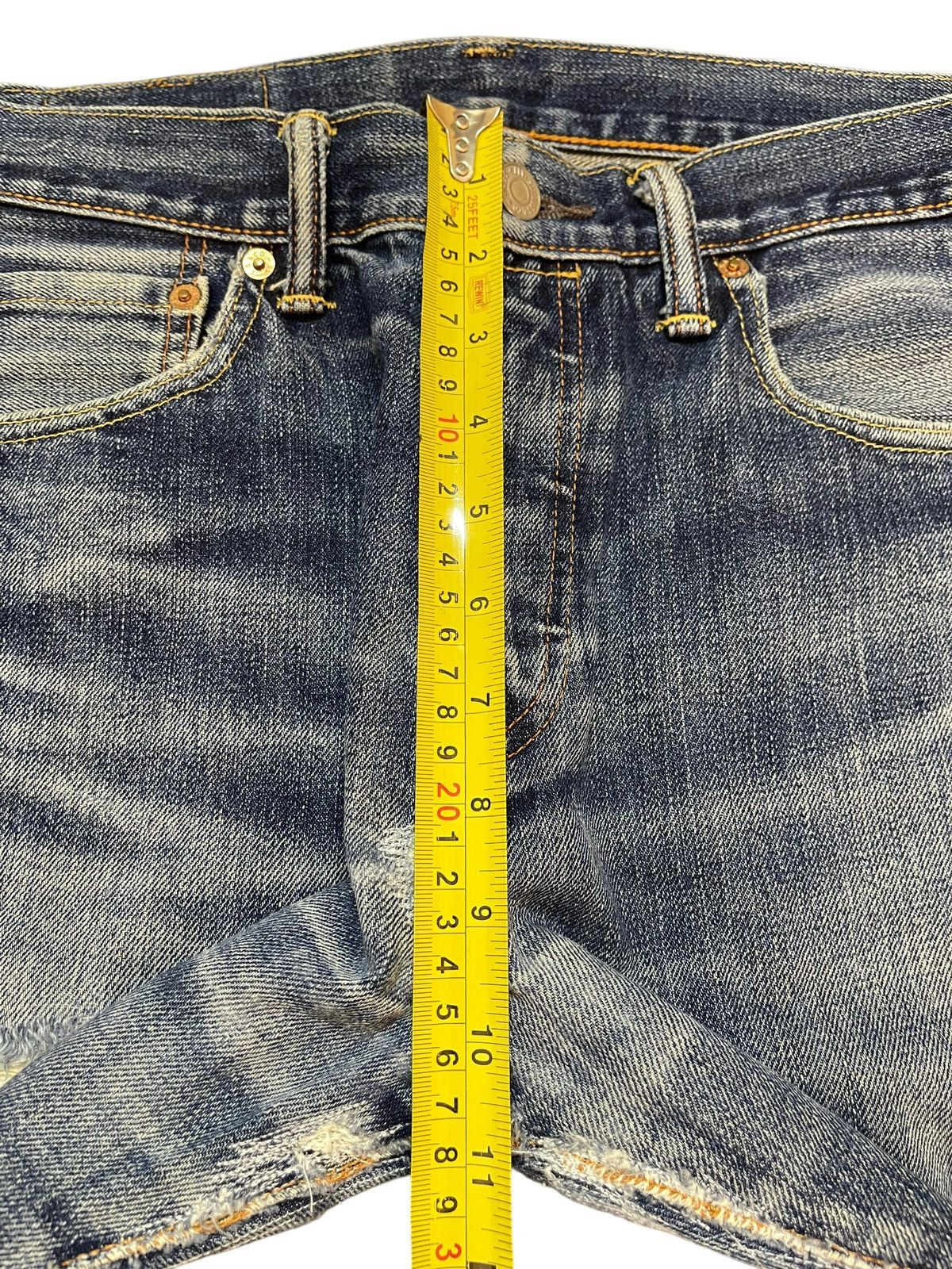 Levi's Vintage Levis 501 Blue Faded Wash Distress Style Loose Jeans Size US 29 - 16 Thumbnail