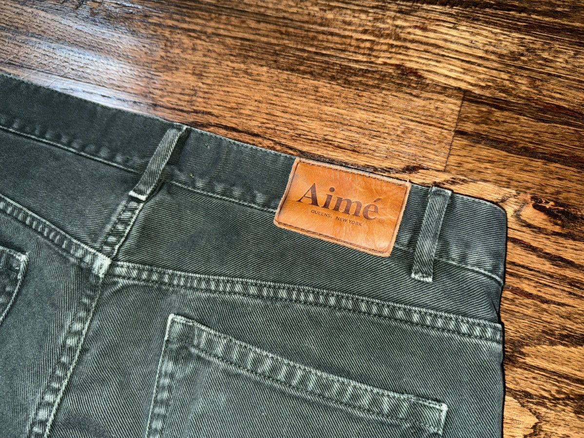 Aime Leon Dore Aime Leon Dore (FW23) Straight Taper Denim Green Size 32 Size US 32 / EU 48 - 4 Thumbnail