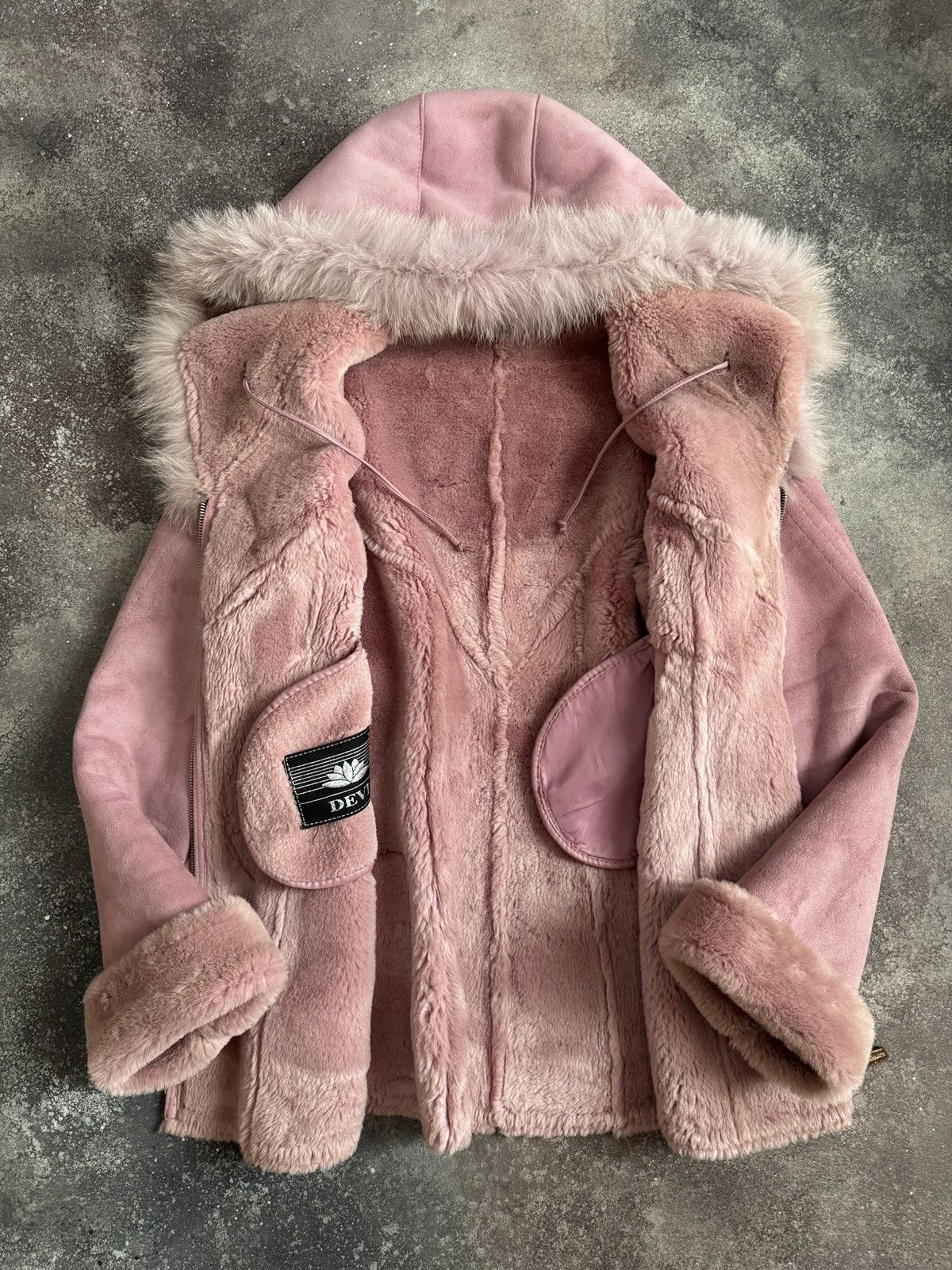 Hysteric Glamour Y2K Romantic Vintage Real Fur Details Shearling Coat Size S / US 4 / IT 40 - 10 Thumbnail