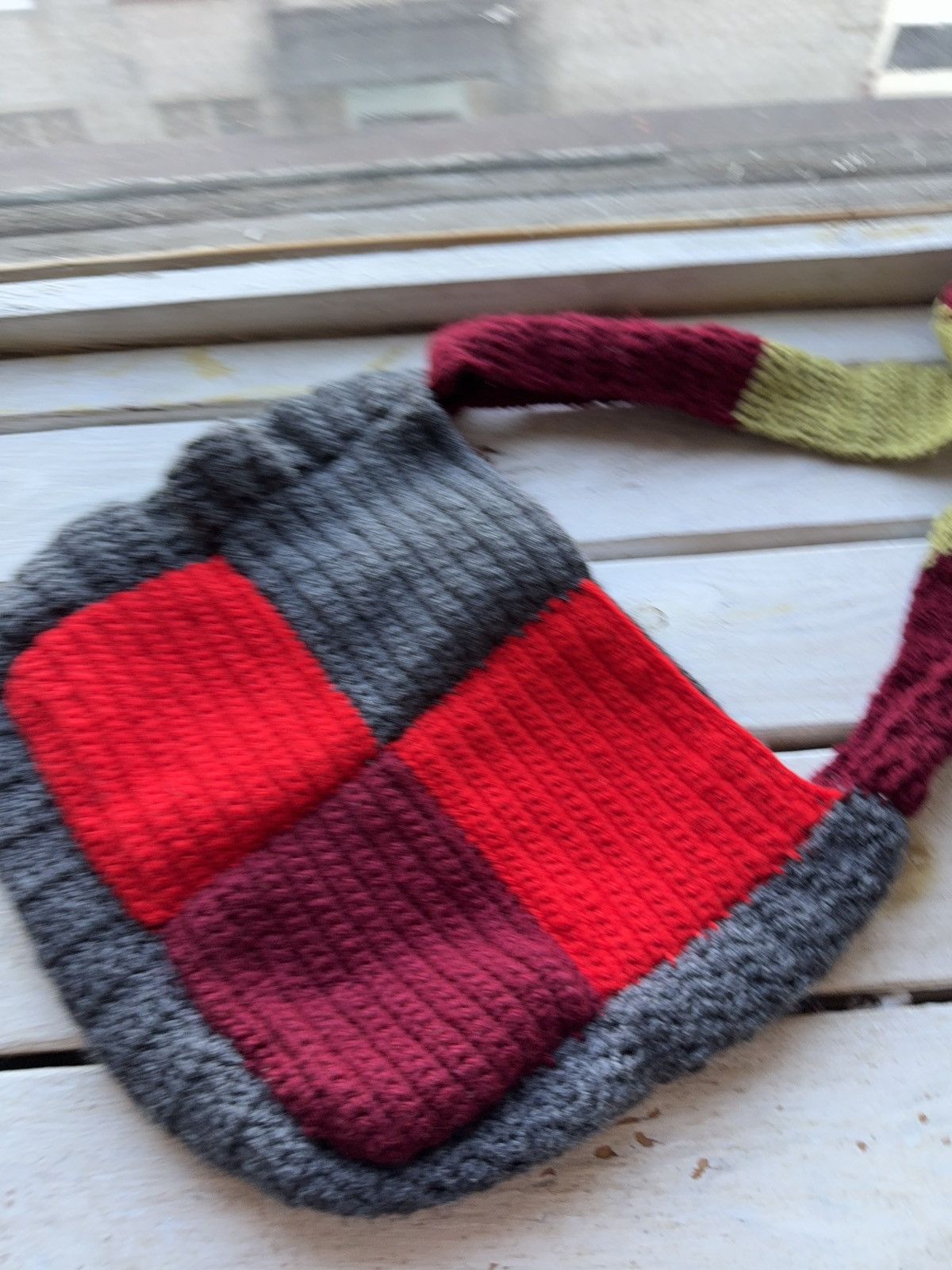 Japanese Brand Japanese style Handmade Knit Y2K 00s Retro Boho bag Size ONE SIZE - 3 Thumbnail