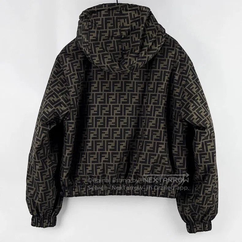 Fendi Fendi Brown Monogram Reversible Down Jacket. Size US S / EU 44-46 / 1 - 2 Thumbnail
