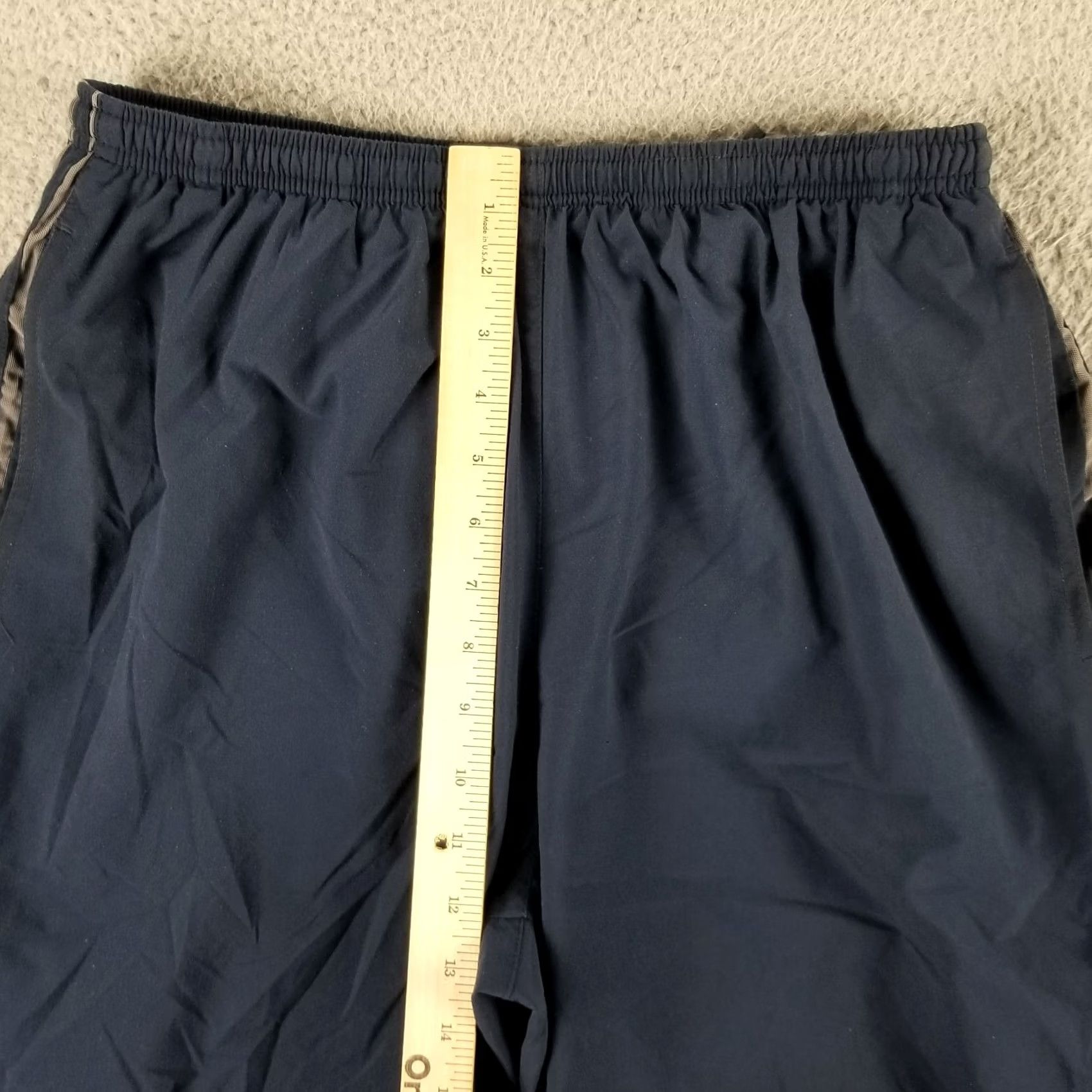 Nike Vintage Nike Swim Shorts Mens M Blue Stripe 90s Style Short Swim Bottom 28-30w Size US 31 - 5 Thumbnail