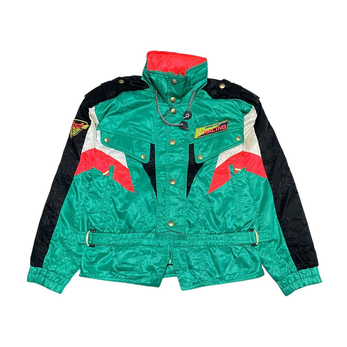 Japanese Brand × Vintage Vintage Volpha Racing Team Jacket Boxy Fif Size US M / EU 48-50 / 2 - 1 Thumbnail