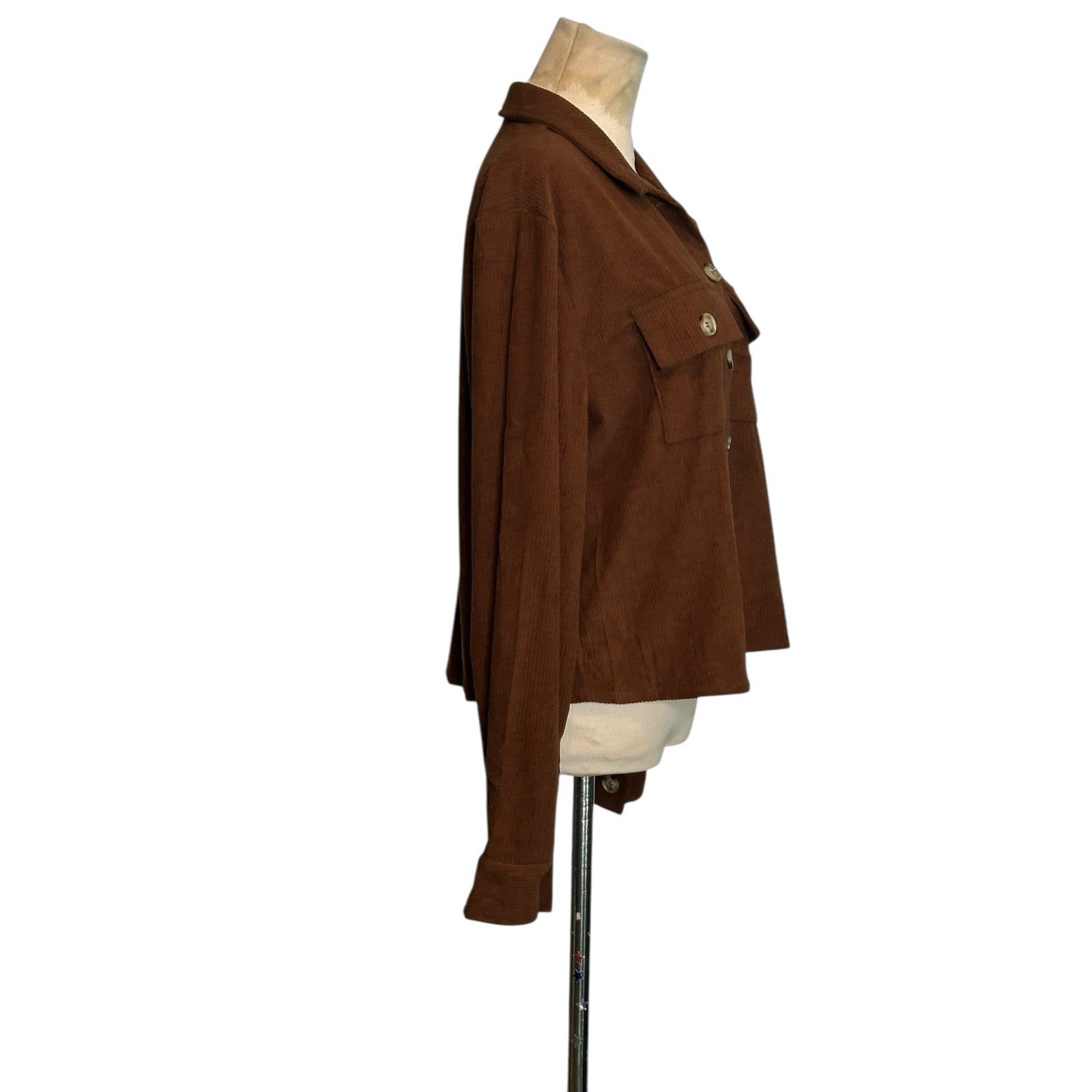 Zeagoo Zeagoo corduroy long sleeves button shacket size Medium Size M / US 6-8 / IT 42-44 - 5 Thumbnail