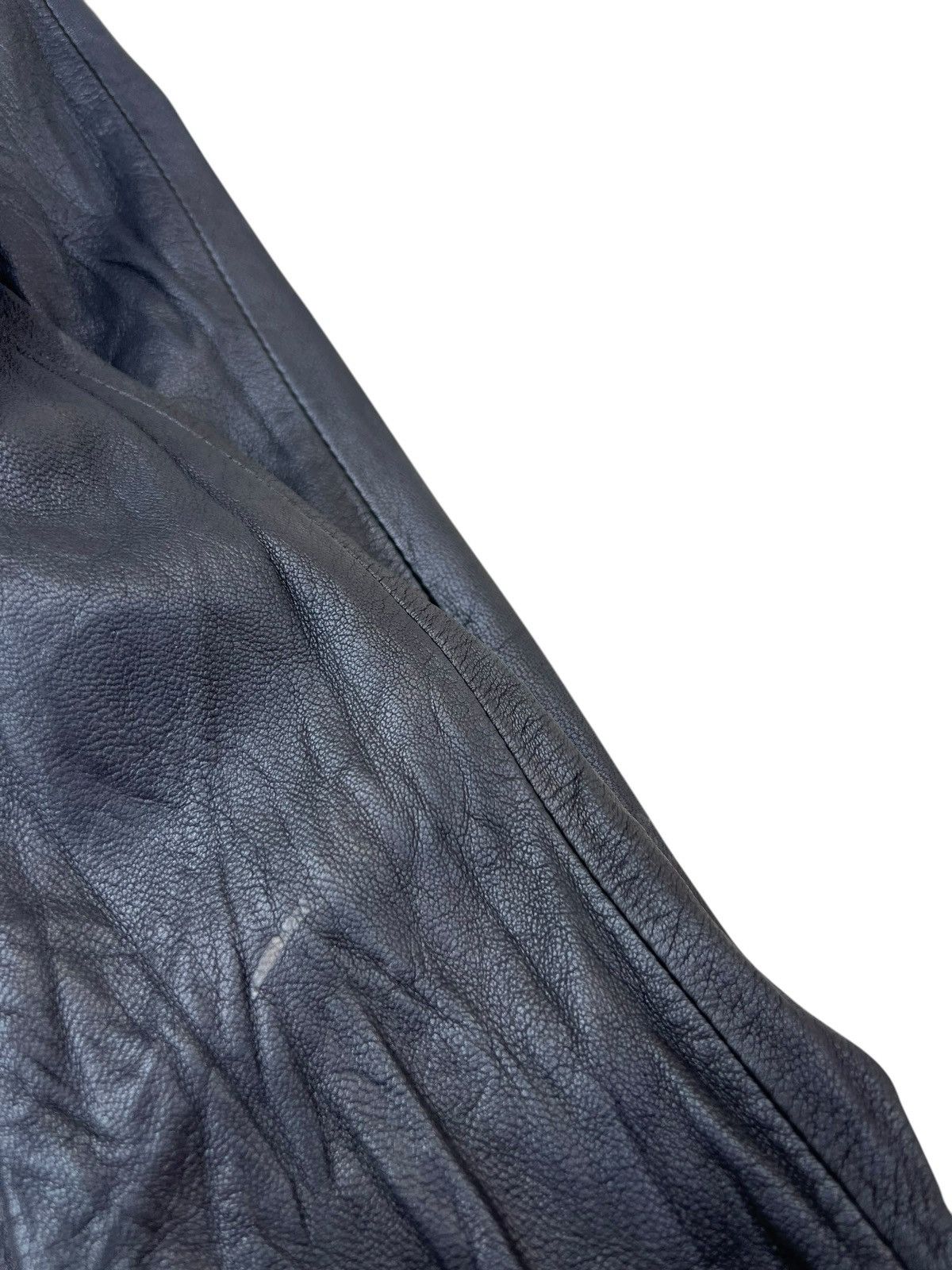 Bajra × Vintage Vintage Bajra Japan Patina Sheepskin Leather Long Vest Size US XS / EU 42 / 0 - 23 Thumbnail