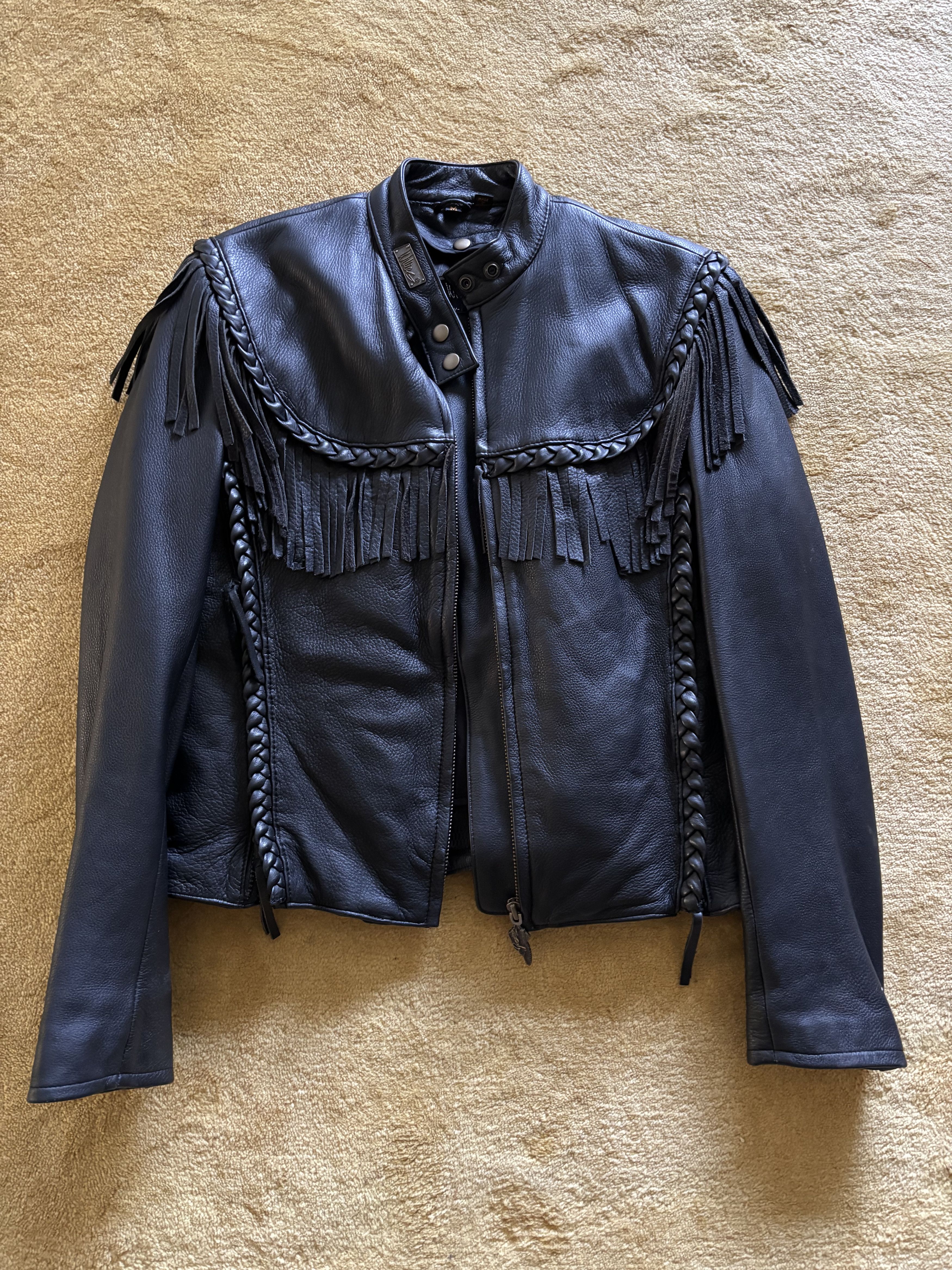 Harley Davidson Harley-Davidson Willie G Leather Fringed Motorcycle Jacket Size M / US 6-8 / IT 42-44 - 1 Thumbnail