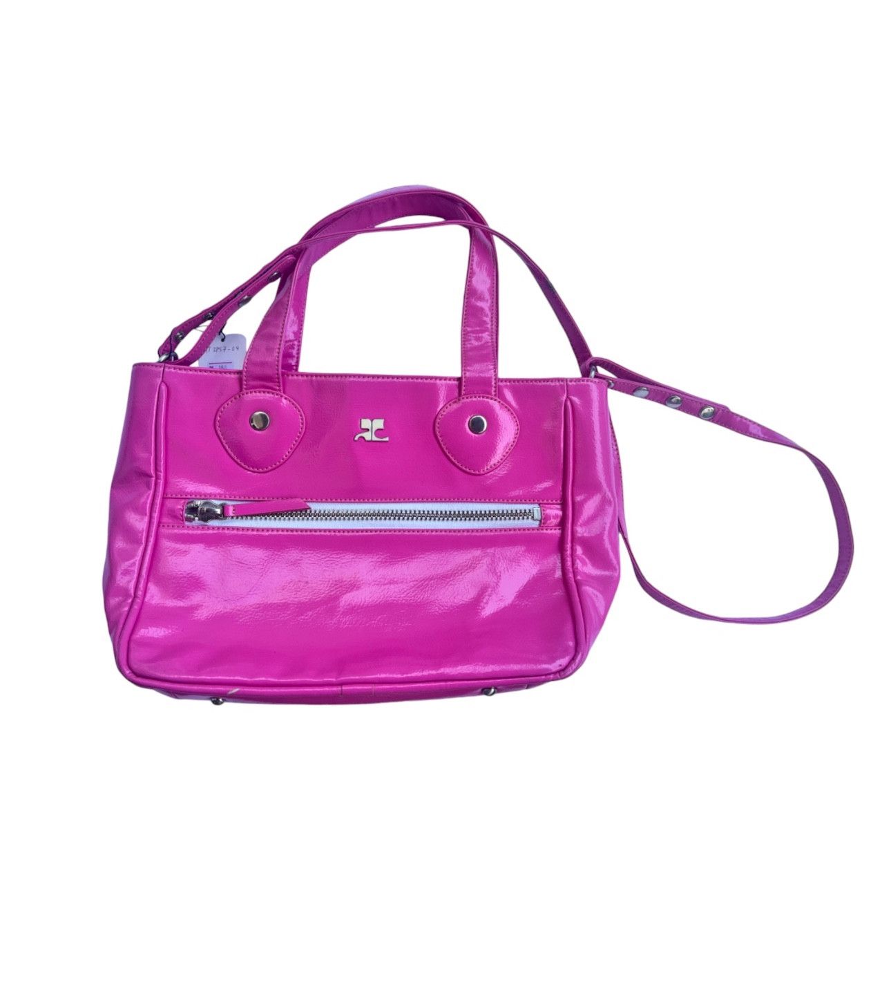 Courreges Pink vinyl Courreges bag with shoulder strap Size ONE SIZE - 1 Thumbnail