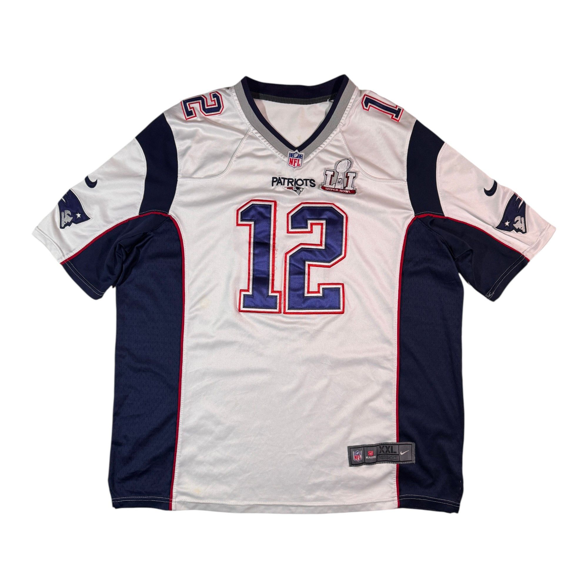 Nike Tom Brady #12 New England Patriots Nike Super Bowl Jersey Size US XXL / EU 58 / 5 - 1 Thumbnail