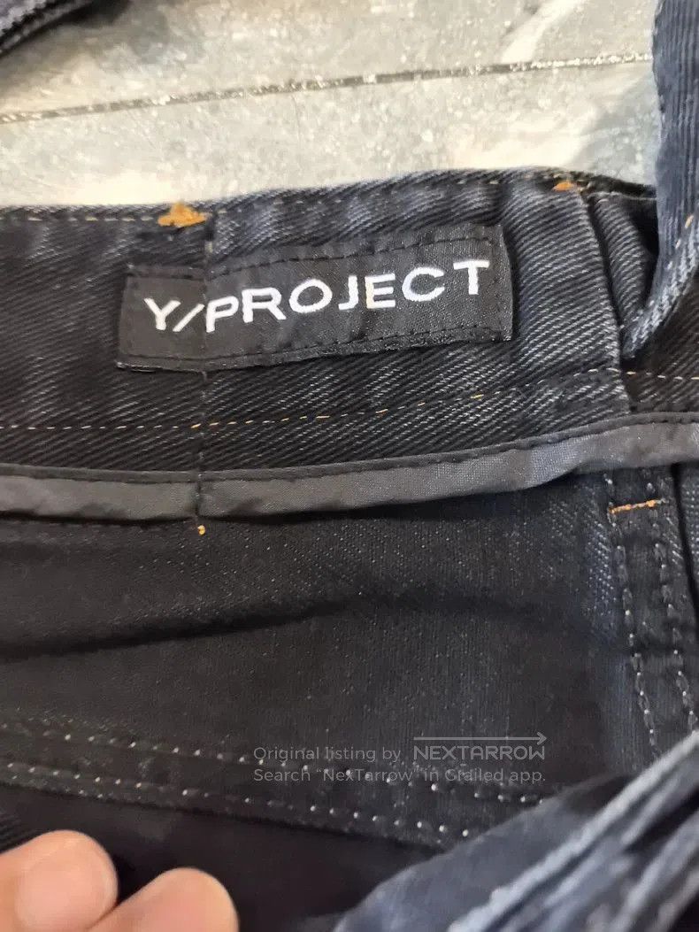 Y/Project Y/Project Black Washed Baggy Jeans . Size US 34 / EU 50 - 4 Thumbnail