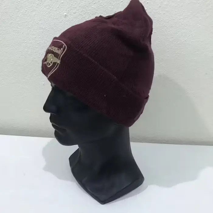 Vintage Arsenal Small Logo Beanie Hat Size ONE SIZE - 3 Thumbnail