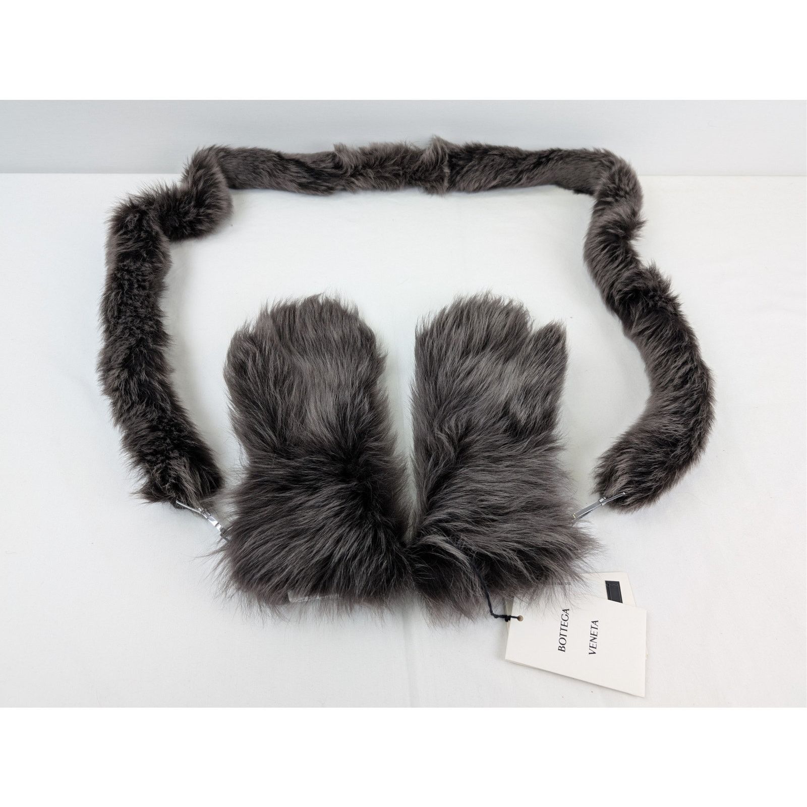 Bottega Veneta o1rshd1 Size:7 /DUP/ Women Bleached Toscana Shearling Gloves Size ONE SIZE - 7 Thumbnail
