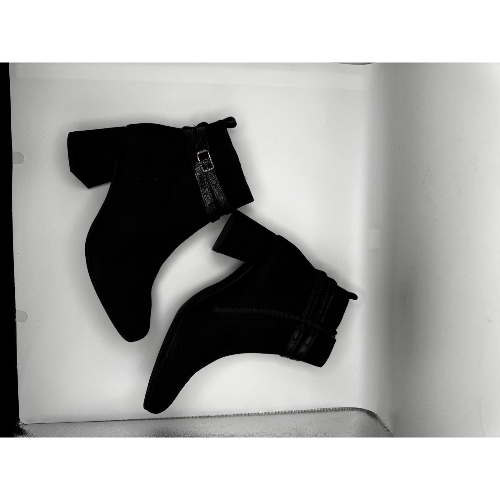 Other Paul Green Sydney Buckle Bootie In Black Suede Combo AU6.5 Size US 9 / IT 39 - 13 Thumbnail