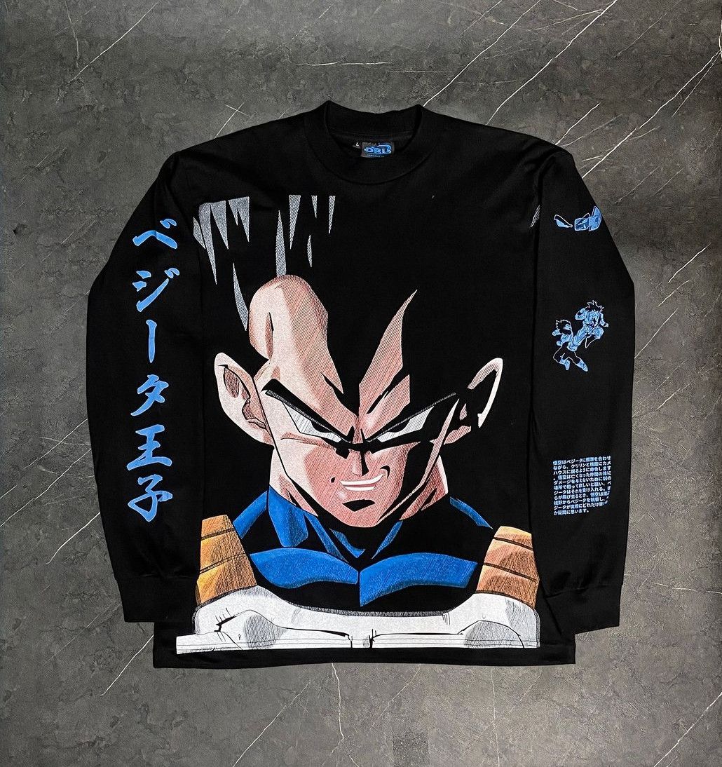 Anime × Japanese Brand Modern Dragon Ball Z : Vegeta - Prince of Saiyan Tee Size US XL / EU 56 / 4 - 3 Thumbnail