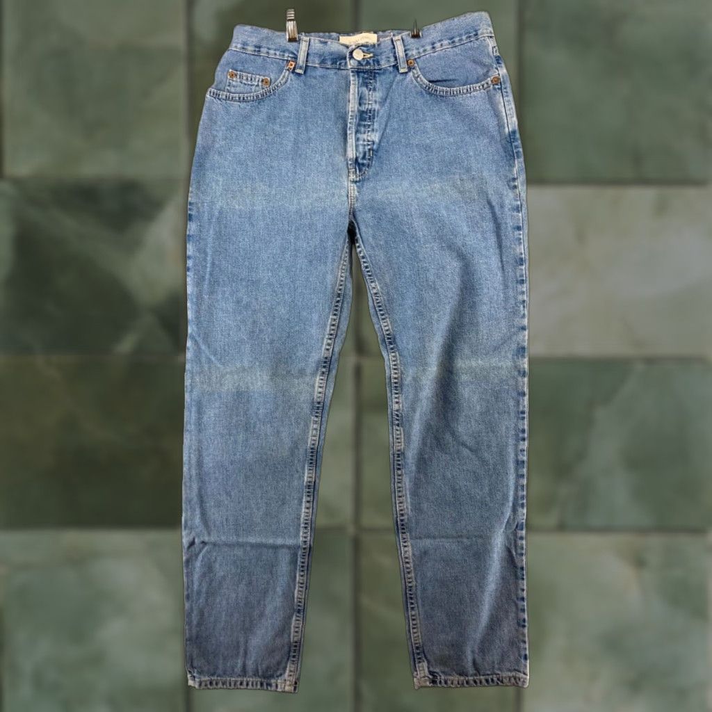 Gap VINTAGE Gap Jeans 30 Blue High Rise Mom 90s Denim Womens Size 30" / US 8 / IT 44 - 1 Thumbnail