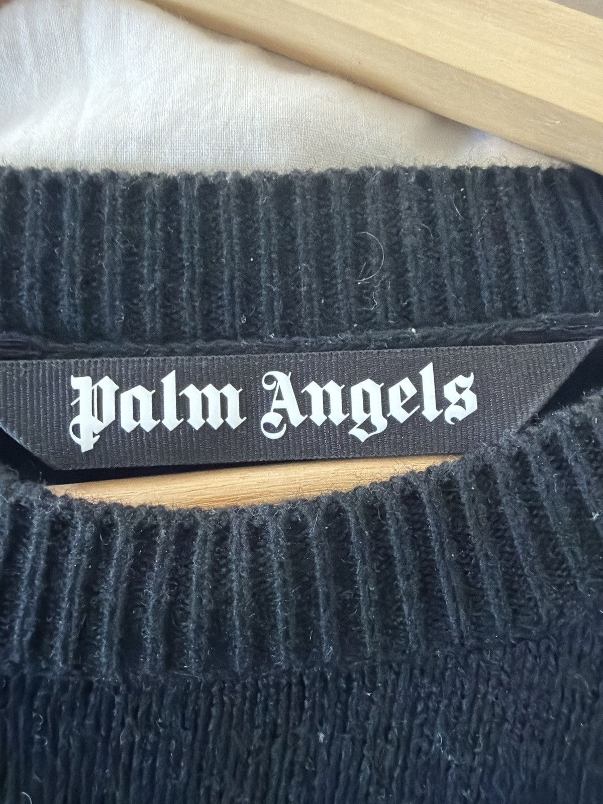 Palm Angels Palm Angels Sketchy Intarsia Sweater Size US XL / EU 56 / 4 - 2 Thumbnail