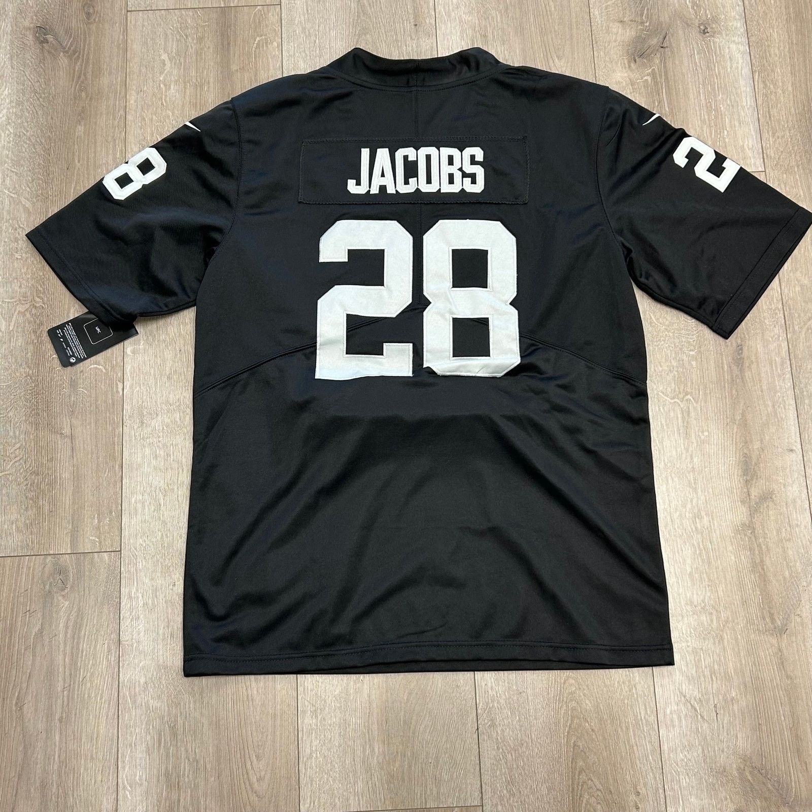 Nike Nike Las Vegas Raiders Josh Jacobs #28 game jersey Small Size US S / EU 44-46 / 1 - 7 Thumbnail