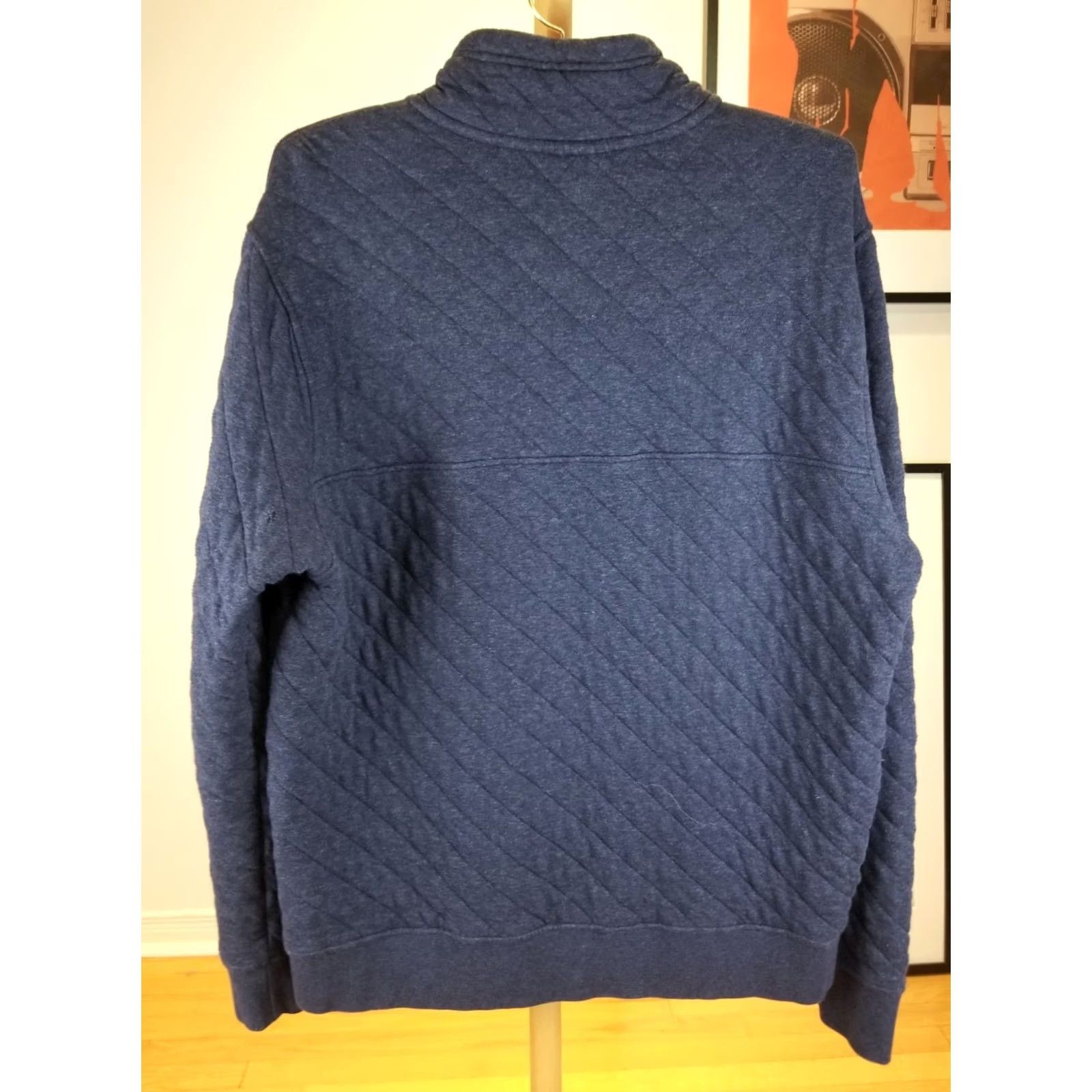Patagonia VINTAGE PATAGONIA SNAP T ORGANIC COTTON PULLOVER JACKET SZ XL NAVY Men Size US XL / EU 56 / 4 - 4 Thumbnail